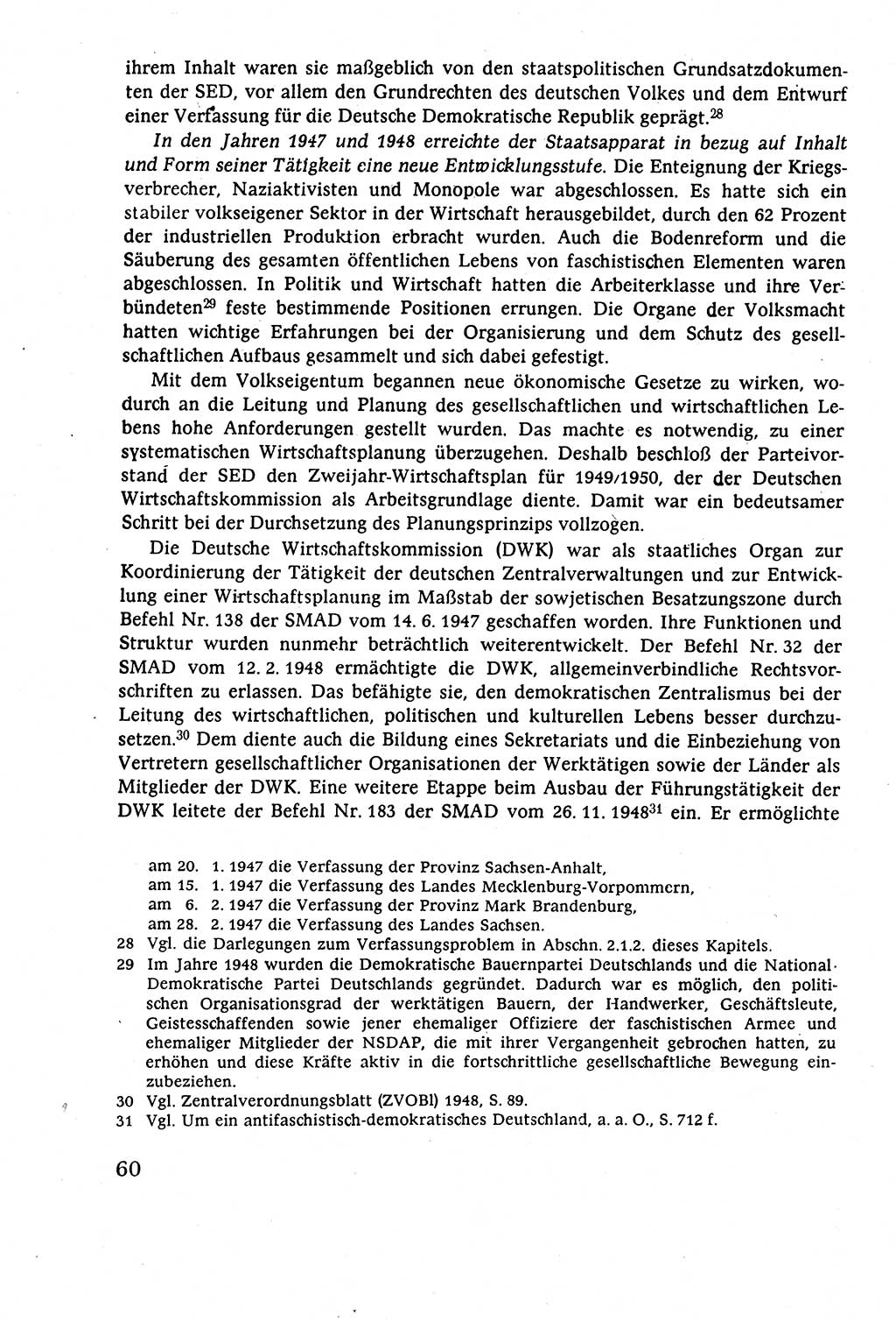 Staatsrecht der DDR (Deutsche Demokratische Republik), Lehrbuch 1977, Seite 60 (St.-R. DDR Lb. 1977, S. 60)