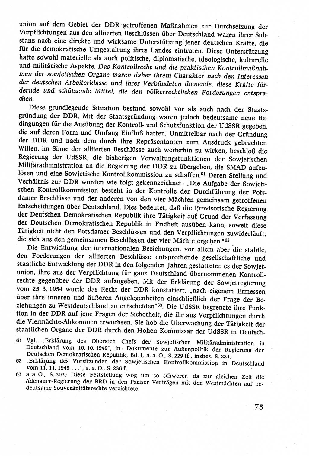 Staatsrecht der DDR (Deutsche Demokratische Republik), Lehrbuch 1977, Seite 75 (St.-R. DDR Lb. 1977, S. 75)