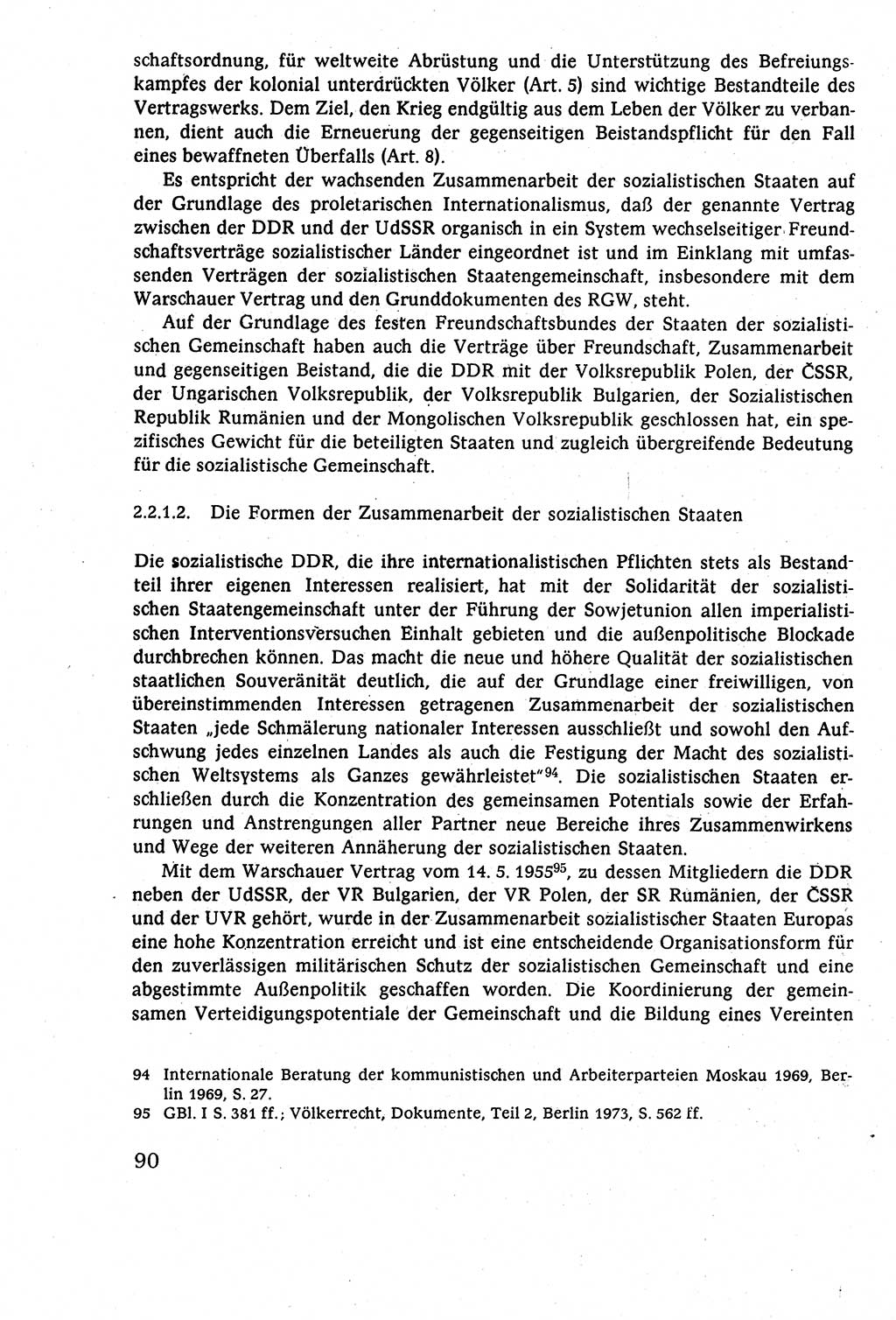 Staatsrecht der DDR (Deutsche Demokratische Republik), Lehrbuch 1977, Seite 90 (St.-R. DDR Lb. 1977, S. 90)