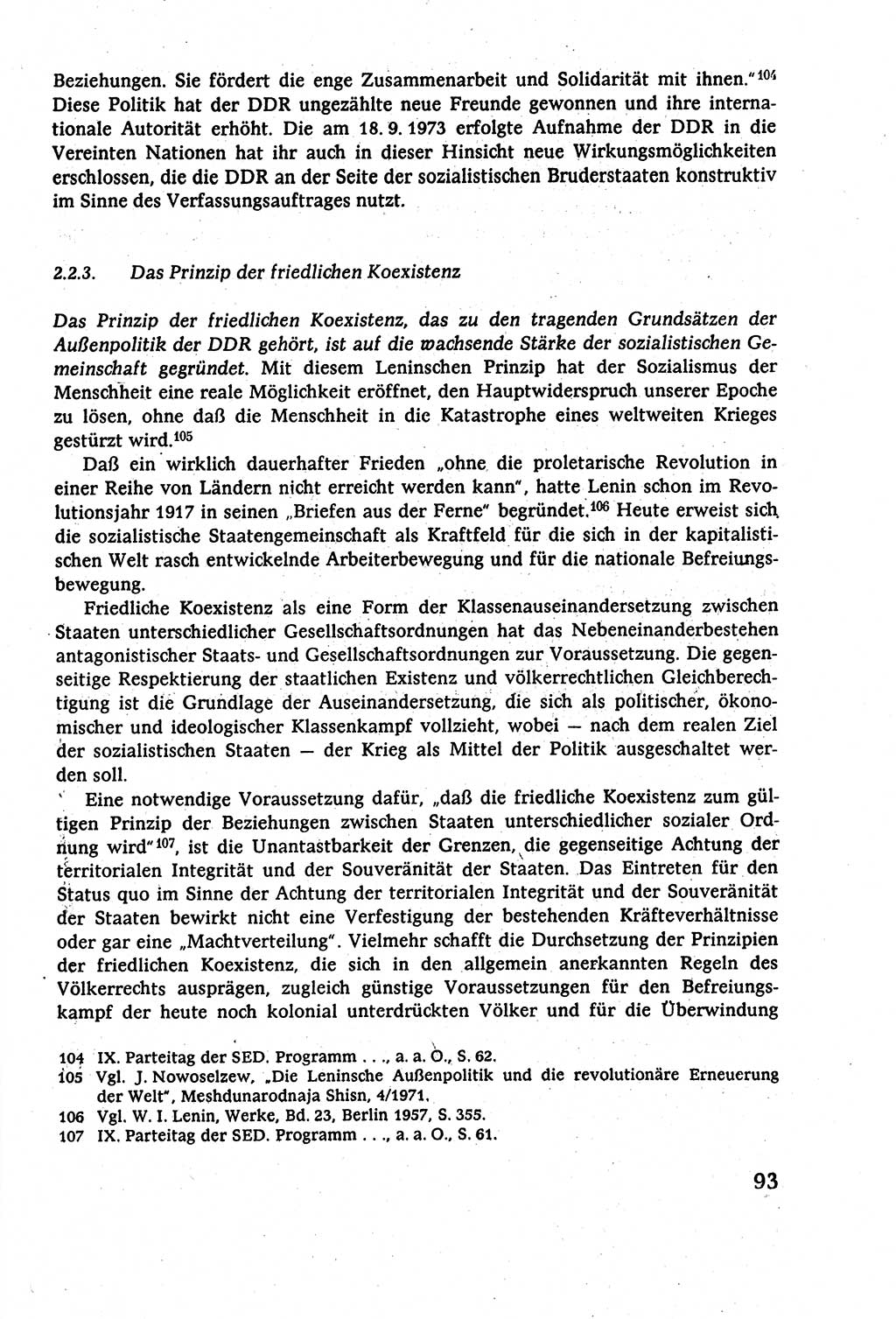 Staatsrecht der DDR (Deutsche Demokratische Republik), Lehrbuch 1977, Seite 93 (St.-R. DDR Lb. 1977, S. 93)