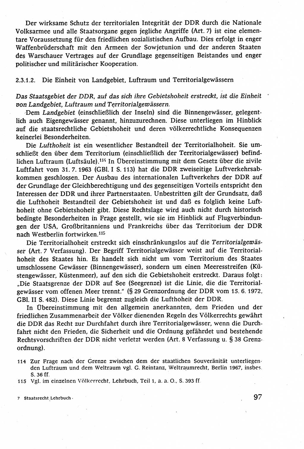 Staatsrecht der DDR (Deutsche Demokratische Republik), Lehrbuch 1977, Seite 97 (St.-R. DDR Lb. 1977, S. 97)