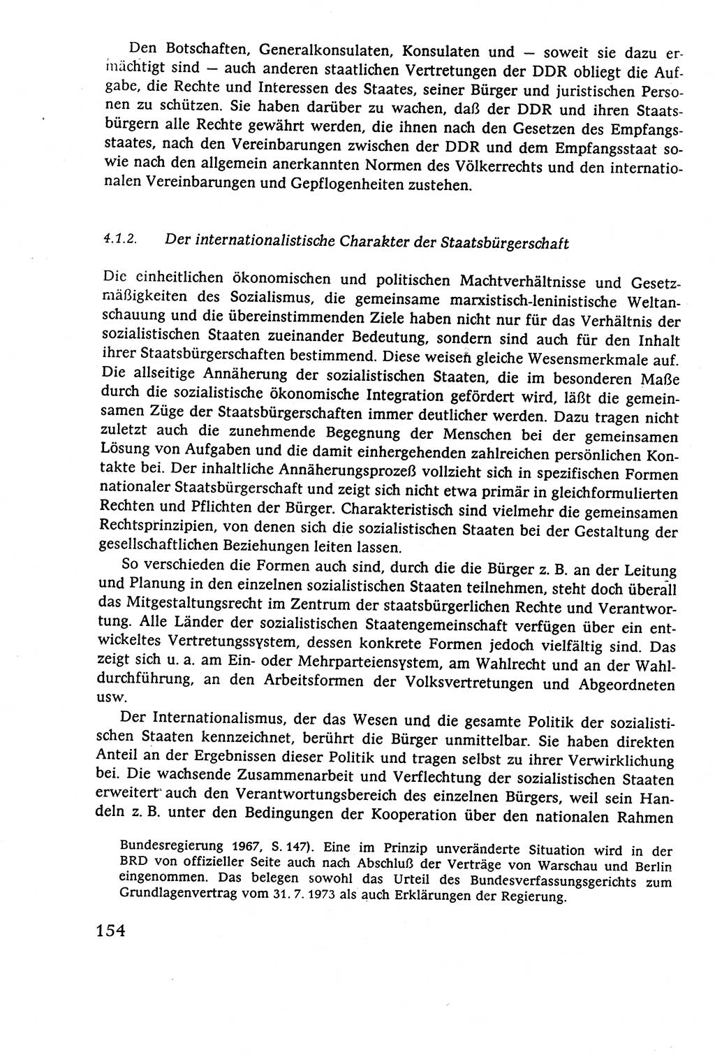 Staatsrecht der DDR (Deutsche Demokratische Republik), Lehrbuch 1977, Seite 154 (St.-R. DDR Lb. 1977, S. 154)