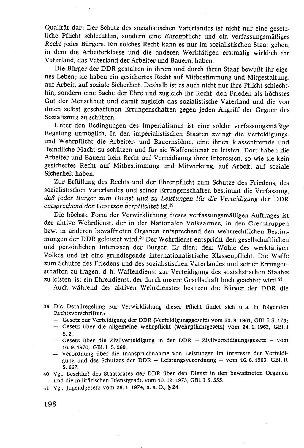 Staatsrecht der DDR (Deutsche Demokratische Republik), Lehrbuch 1977, Seite 198 (St.-R. DDR Lb. 1977, S. 198)