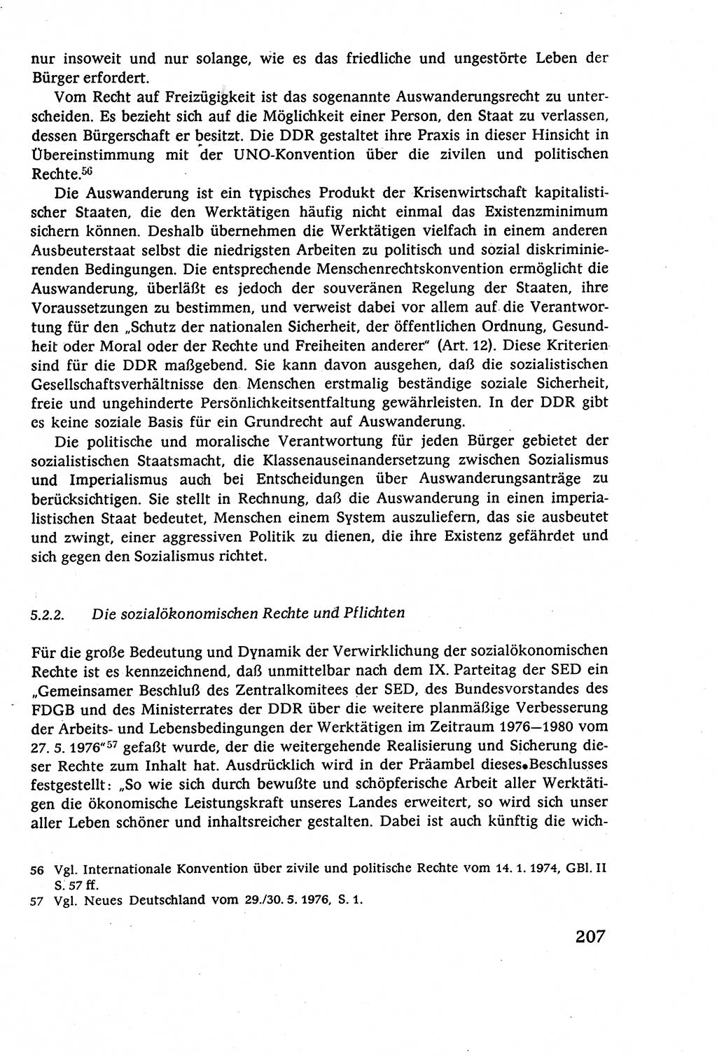 Staatsrecht der DDR (Deutsche Demokratische Republik), Lehrbuch 1977, Seite 207 (St.-R. DDR Lb. 1977, S. 207)