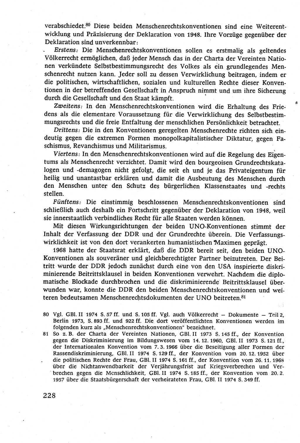 Staatsrecht der DDR (Deutsche Demokratische Republik), Lehrbuch 1977, Seite 228 (St.-R. DDR Lb. 1977, S. 228)