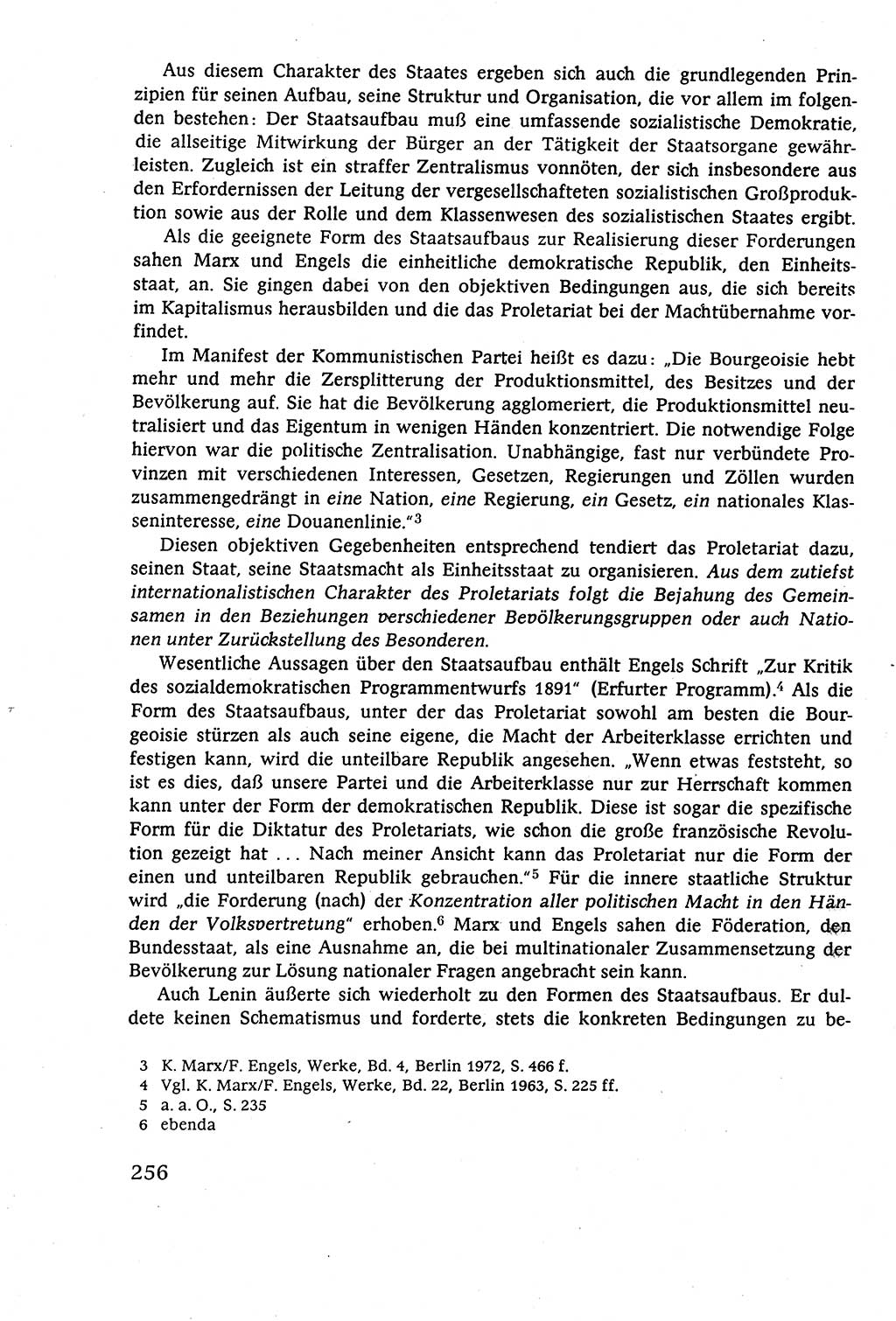 Staatsrecht der DDR (Deutsche Demokratische Republik), Lehrbuch 1977, Seite 256 (St.-R. DDR Lb. 1977, S. 256)