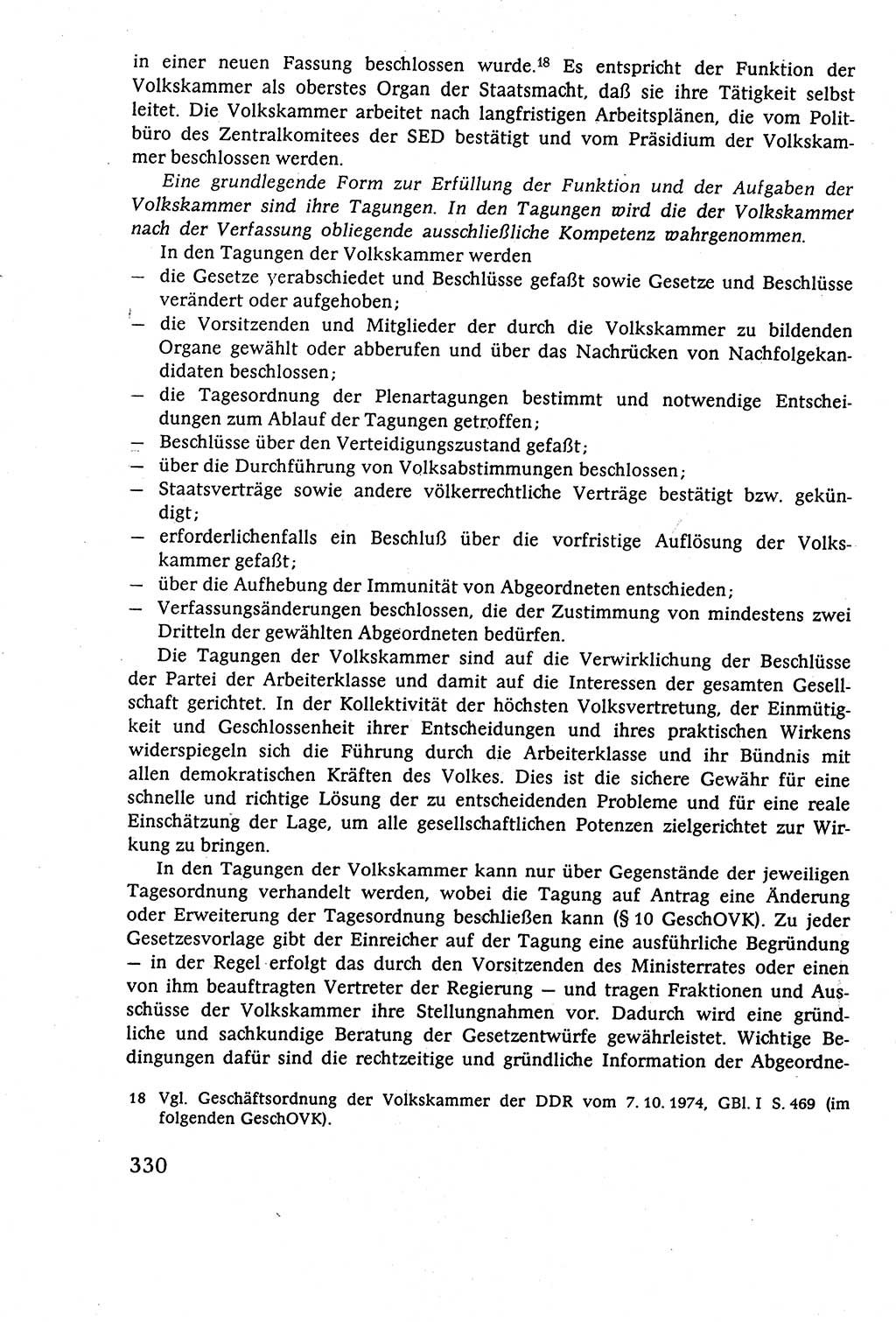 Staatsrecht der DDR (Deutsche Demokratische Republik), Lehrbuch 1977, Seite 330 (St.-R. DDR Lb. 1977, S. 330)