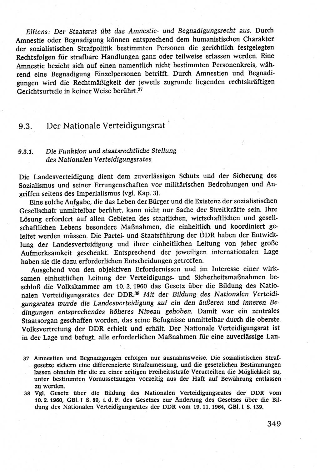 Staatsrecht der DDR (Deutsche Demokratische Republik), Lehrbuch 1977, Seite 349 (St.-R. DDR Lb. 1977, S. 349)