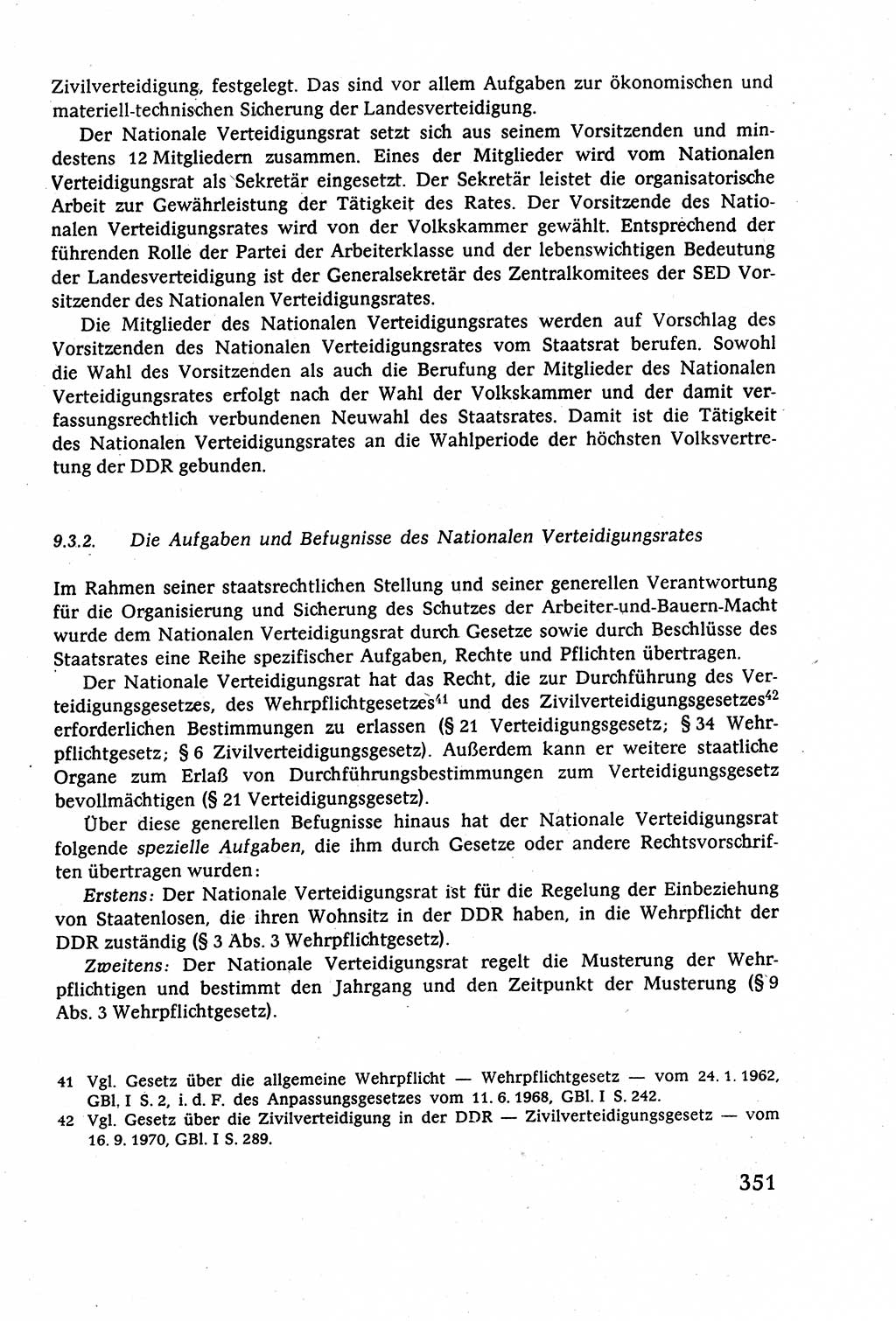 Staatsrecht der DDR (Deutsche Demokratische Republik), Lehrbuch 1977, Seite 351 (St.-R. DDR Lb. 1977, S. 351)