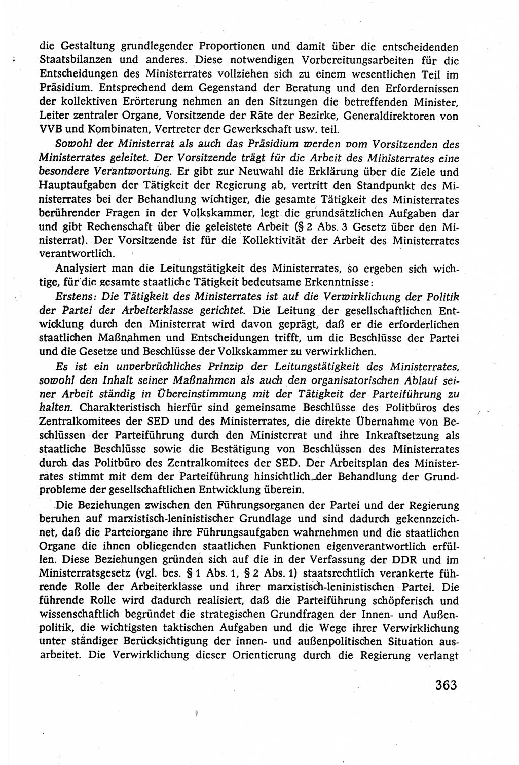 Staatsrecht der DDR (Deutsche Demokratische Republik), Lehrbuch 1977, Seite 363 (St.-R. DDR Lb. 1977, S. 363)