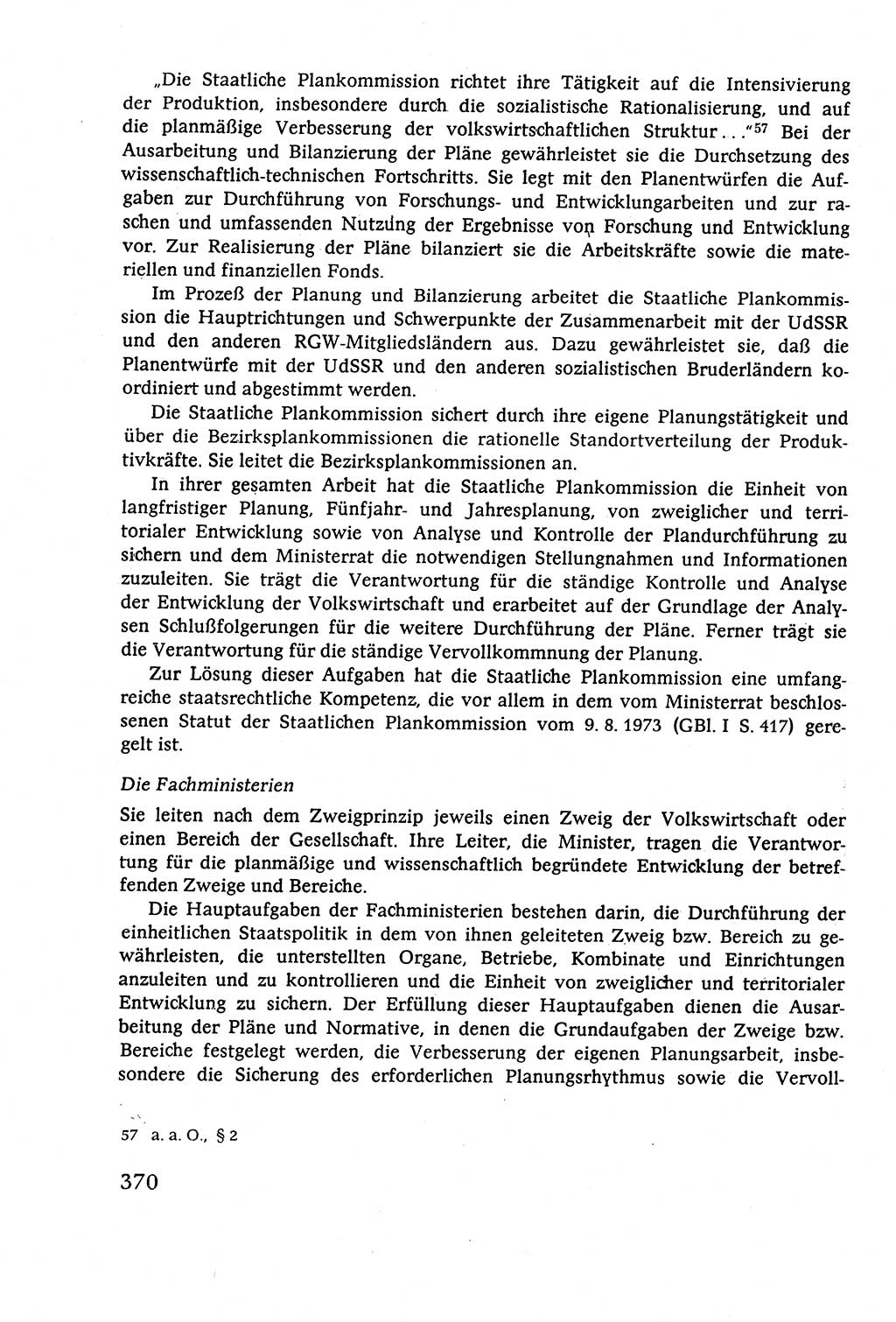 Staatsrecht der DDR (Deutsche Demokratische Republik), Lehrbuch 1977, Seite 370 (St.-R. DDR Lb. 1977, S. 370)