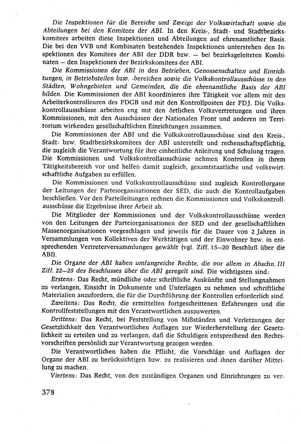 Staatsrecht der DDR (Deutsche Demokratische Republik), Lehrbuch 1977, Seite 378 (St.-R. DDR Lb. 1977, S. 378)