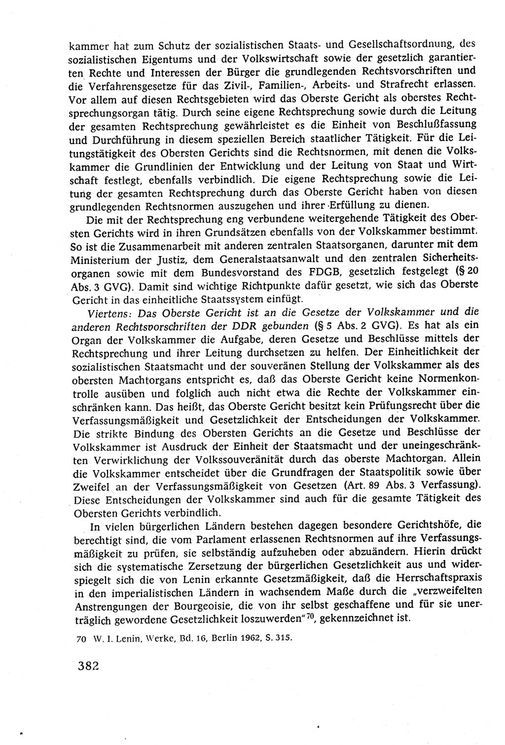 Staatsrecht der DDR (Deutsche Demokratische Republik), Lehrbuch 1977, Seite 382 (St.-R. DDR Lb. 1977, S. 382)