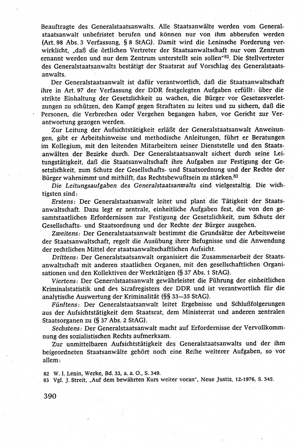 Staatsrecht der DDR (Deutsche Demokratische Republik), Lehrbuch 1977, Seite 390 (St.-R. DDR Lb. 1977, S. 390)