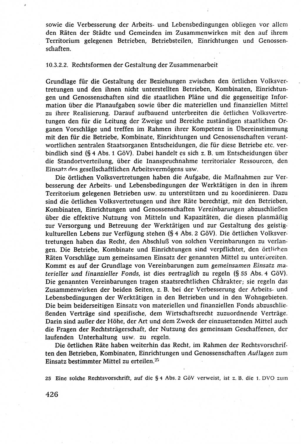 Staatsrecht der DDR (Deutsche Demokratische Republik), Lehrbuch 1977, Seite 426 (St.-R. DDR Lb. 1977, S. 426)