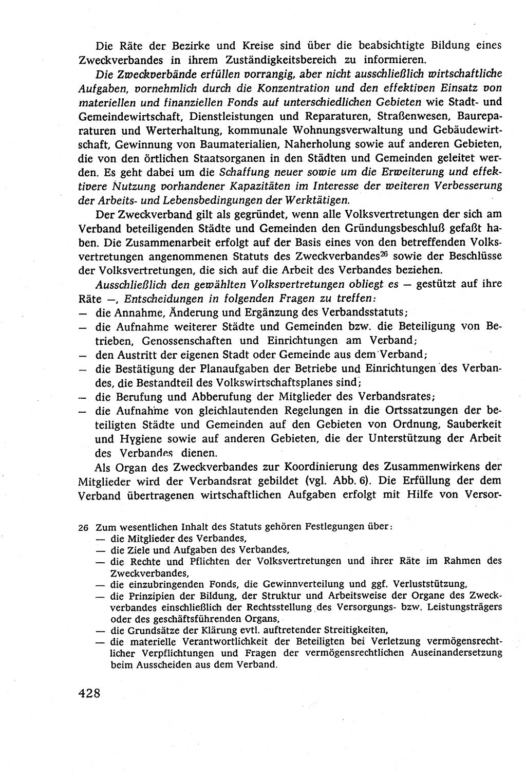 Staatsrecht der DDR (Deutsche Demokratische Republik), Lehrbuch 1977, Seite 428 (St.-R. DDR Lb. 1977, S. 428)
