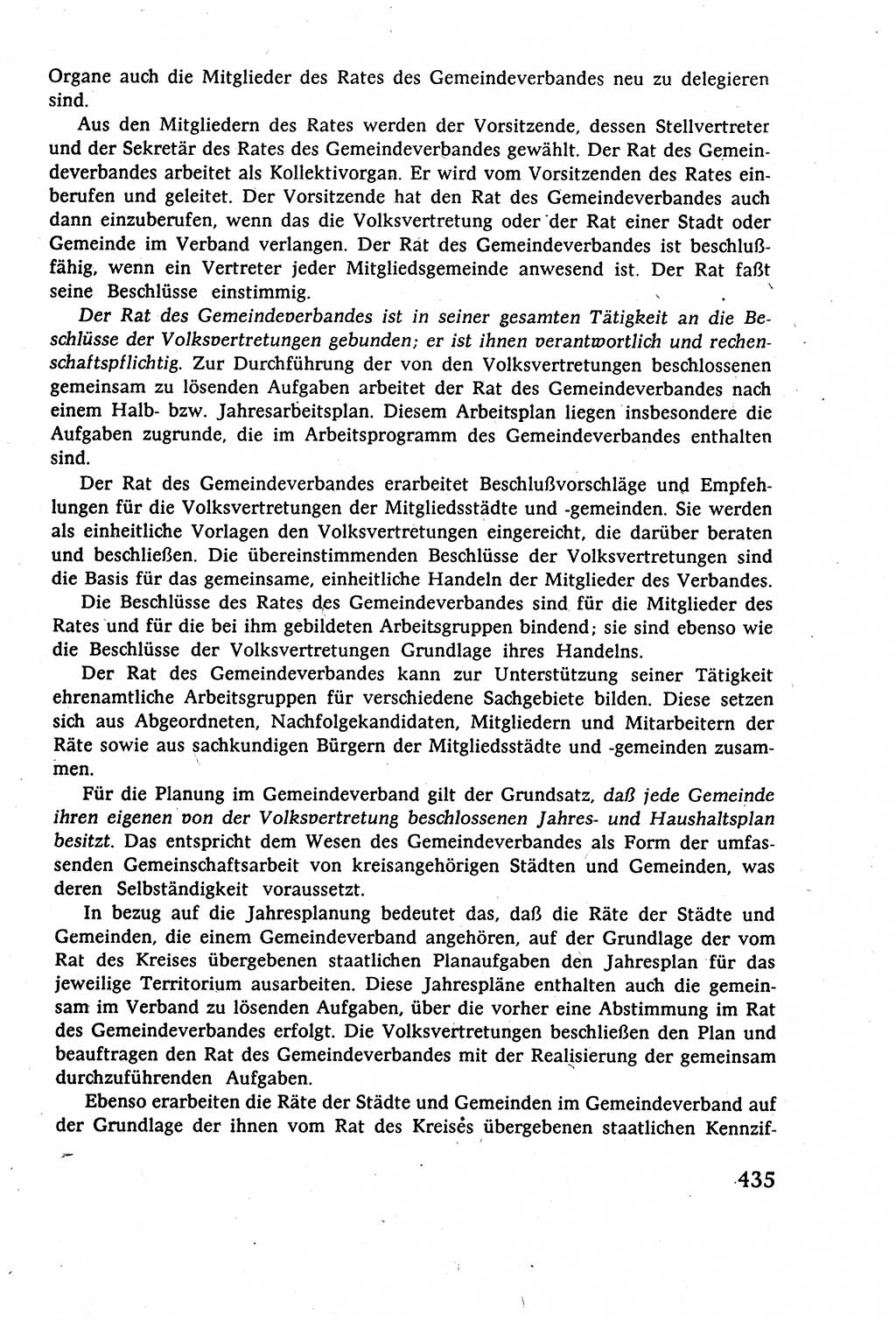 Staatsrecht der DDR (Deutsche Demokratische Republik), Lehrbuch 1977, Seite 435 (St.-R. DDR Lb. 1977, S. 435)