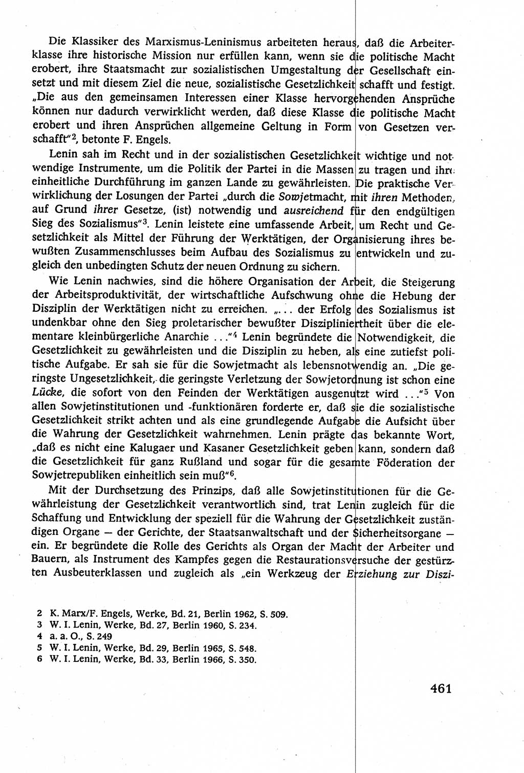 Staatsrecht der DDR (Deutsche Demokratische Republik), Lehrbuch 1977, Seite 461 (St.-R. DDR Lb. 1977, S. 461)