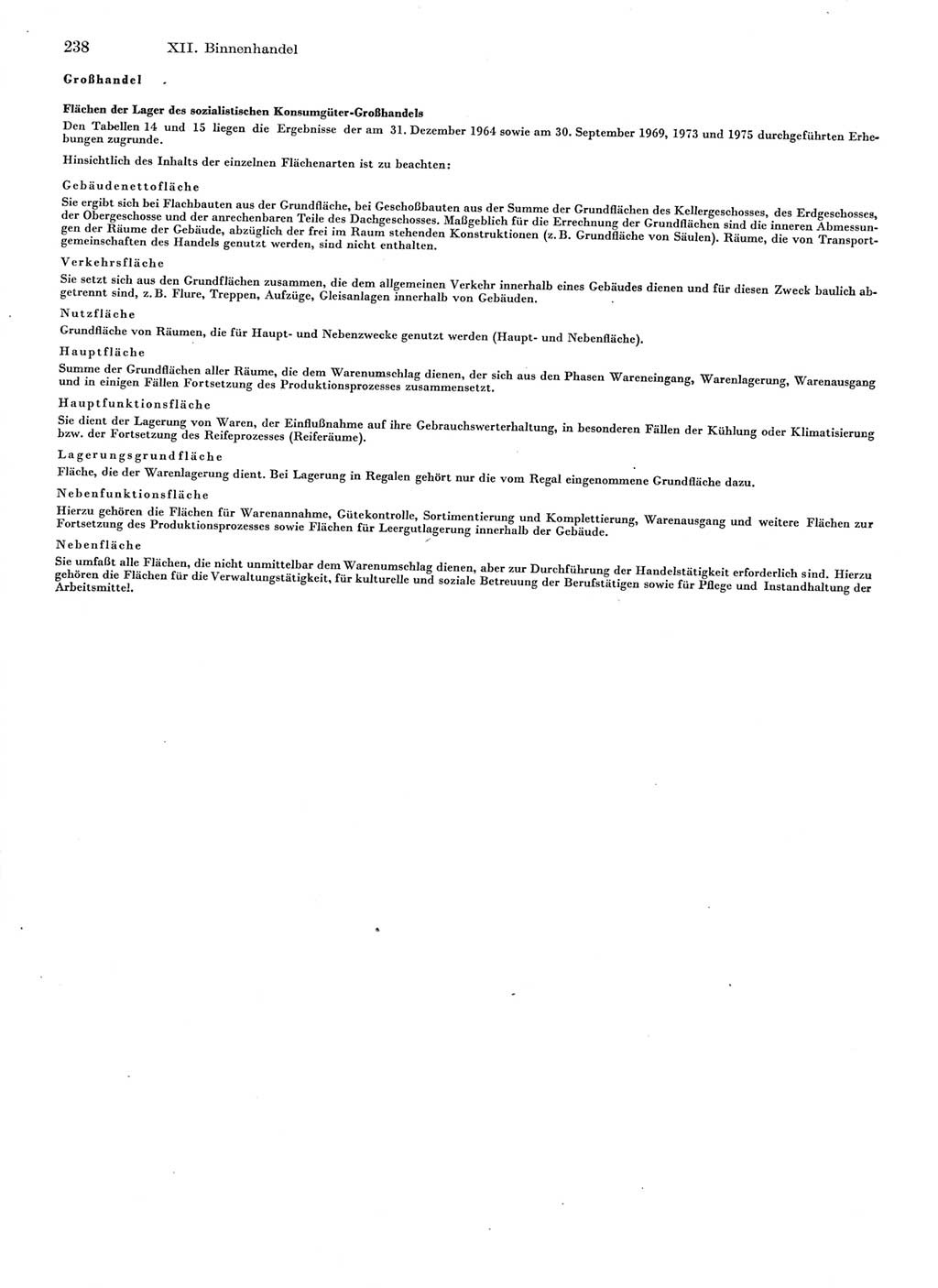 Statistisches Jahrbuch der Deutschen Demokratischen Republik (DDR) 1977, Seite 238 (Stat. Jb. DDR 1977, S. 238)