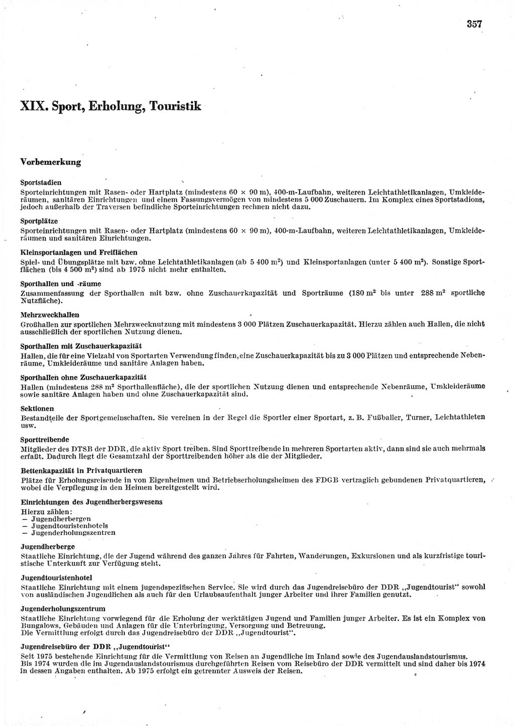 Statistisches Jahrbuch der Deutschen Demokratischen Republik (DDR) 1977, Seite 357 (Stat. Jb. DDR 1977, S. 357)