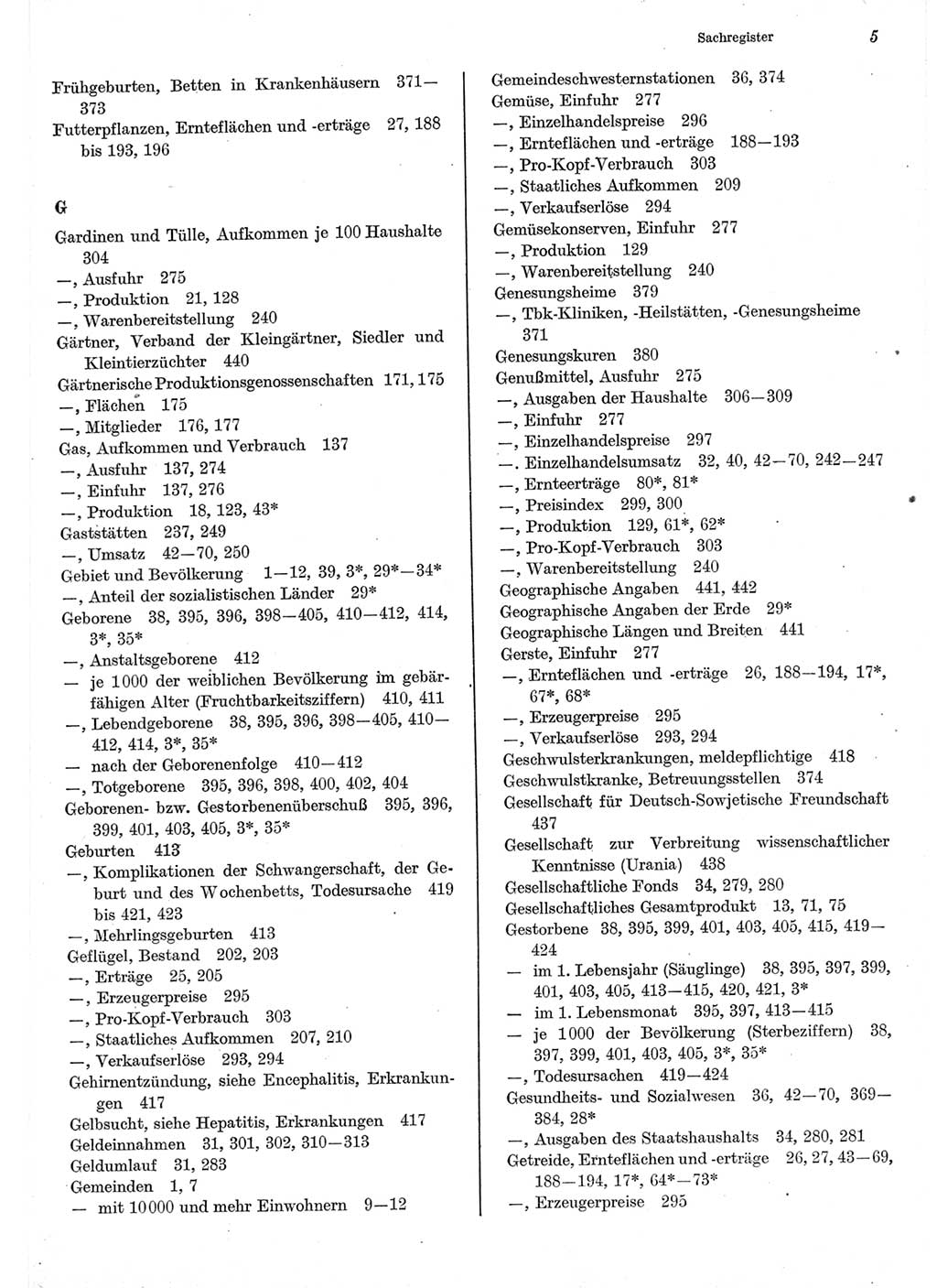 Statistisches Jahrbuch der Deutschen Demokratischen Republik (DDR) 1977, Seite 5 (Stat. Jb. DDR 1977, S. 5)