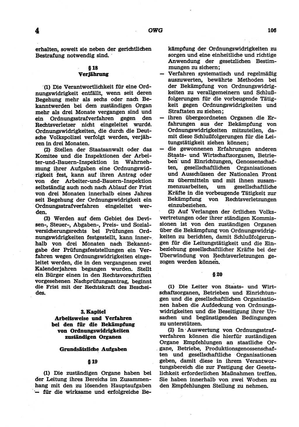 Strafgesetzbuch (StGB) der Deutschen Demokratischen Republik (DDR) und angrenzende Gesetze und Bestimmungen 1977, Seite 106 (StGB DDR Ges. Best. 1977, S. 106)