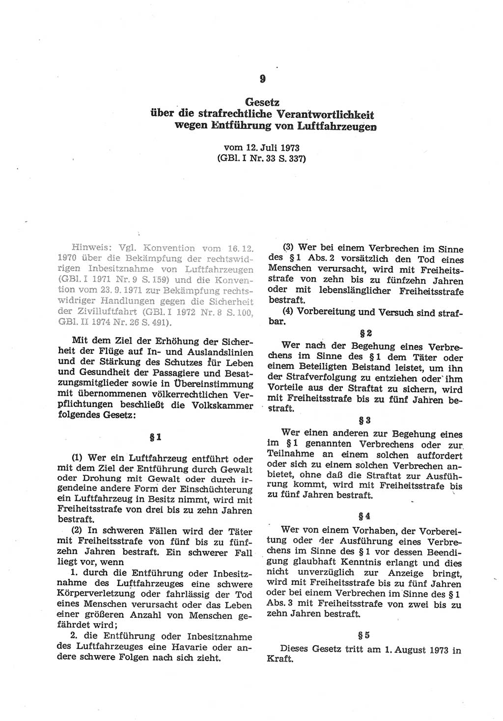 Strafgesetzbuch (StGB) der Deutschen Demokratischen Republik (DDR) und angrenzende Gesetze und Bestimmungen 1977, Seite 216 (StGB DDR Ges. Best. 1977, S. 216)