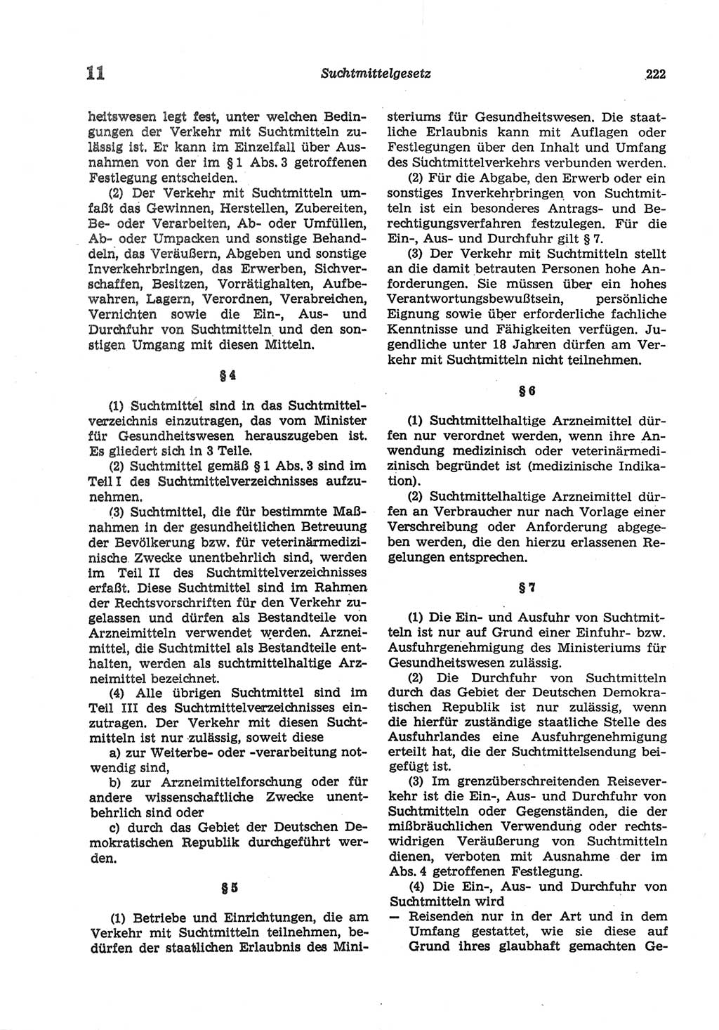 Strafgesetzbuch (StGB) der Deutschen Demokratischen Republik (DDR) und angrenzende Gesetze und Bestimmungen 1977, Seite 222 (StGB DDR Ges. Best. 1977, S. 222)
