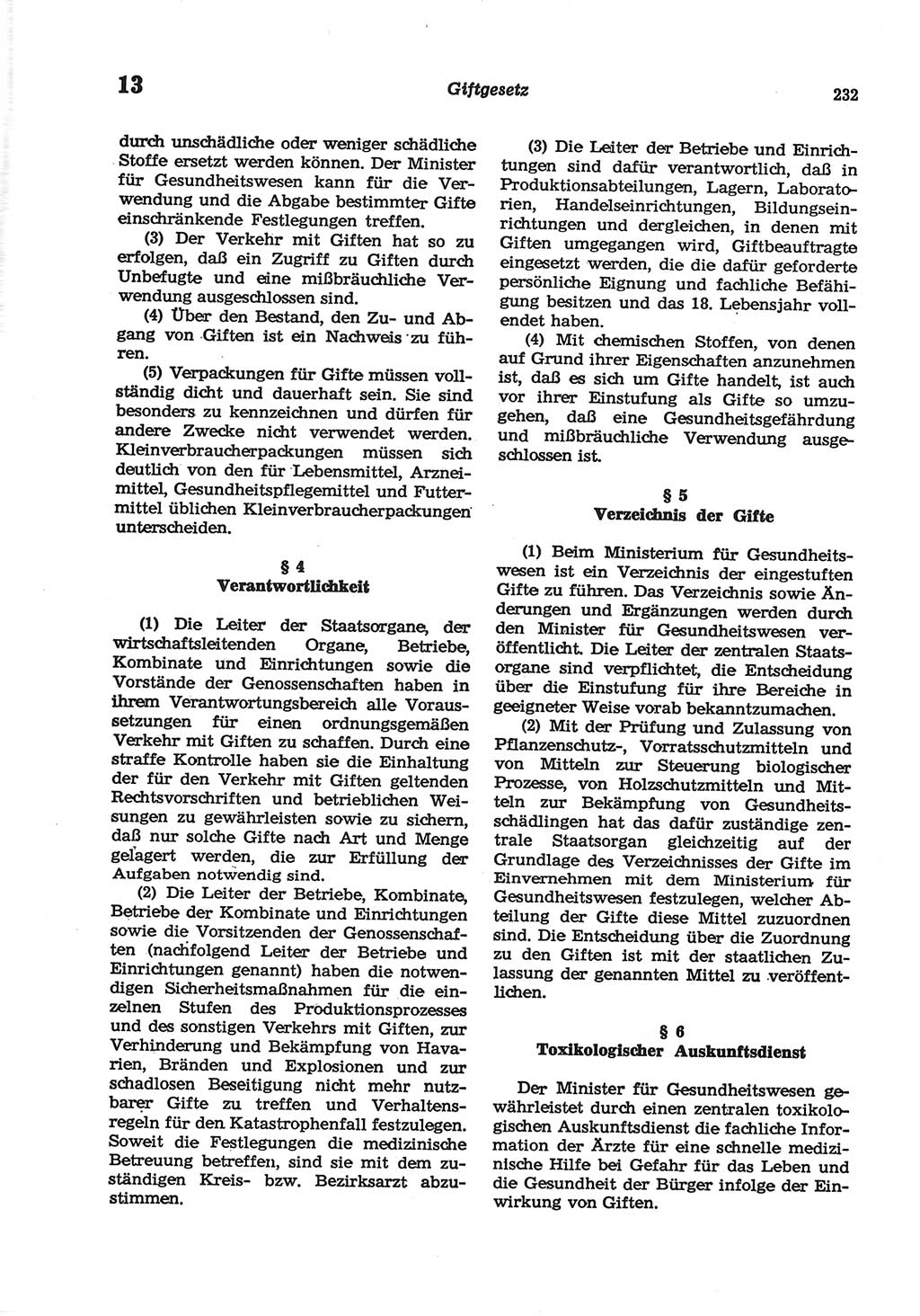 Strafgesetzbuch (StGB) der Deutschen Demokratischen Republik (DDR) und angrenzende Gesetze und Bestimmungen 1977, Seite 232 (StGB DDR Ges. Best. 1977, S. 232)