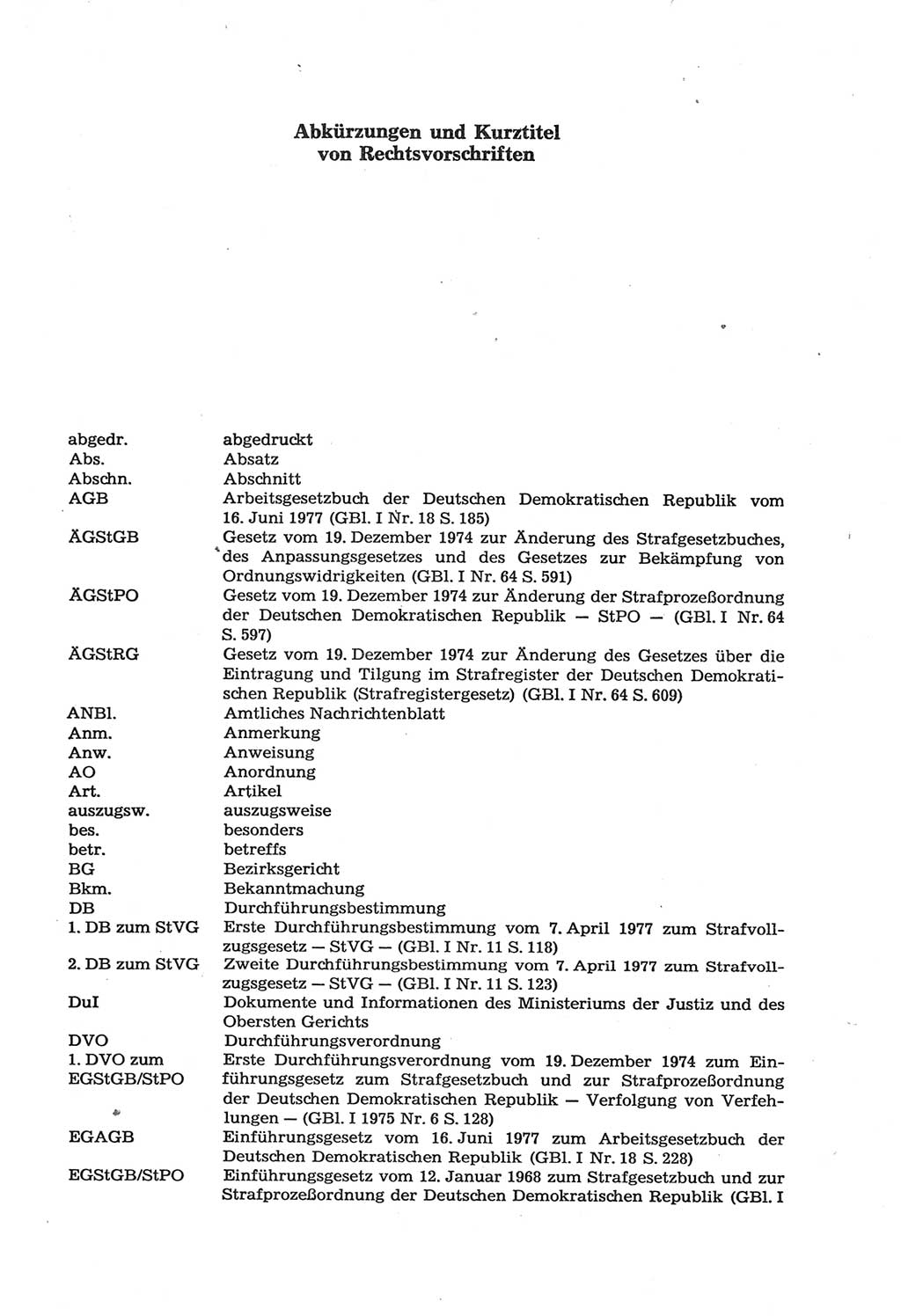 Strafprozeßordnung (StPO) der Deutschen Demokratischen Republik (DDR) sowie angrenzende Gesetze und Bestimmungen 1977, Seite 9 (StPO DDR Ges. Best. 1977, S. 9)