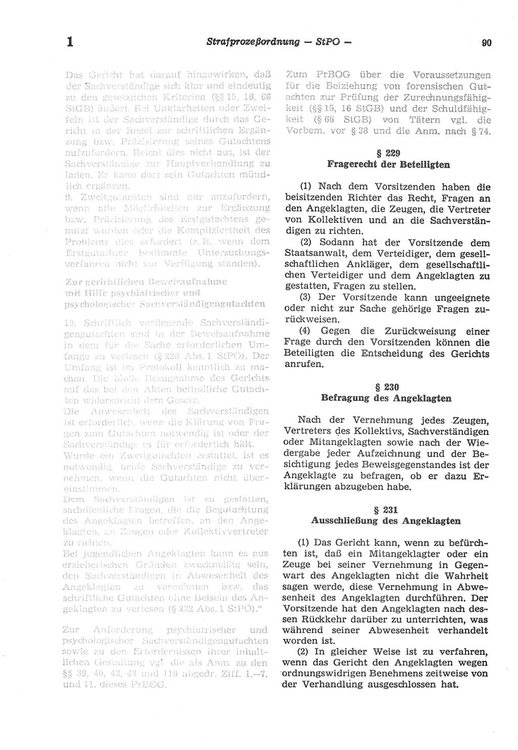Strafprozeßordnung (StPO) der Deutschen Demokratischen Republik (DDR) sowie angrenzende Gesetze und Bestimmungen 1977, Seite 90 (StPO DDR Ges. Best. 1977, S. 90)