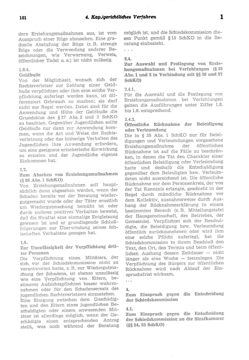 Strafprozeßordnung (StPO) der Deutschen Demokratischen Republik (DDR) sowie angrenzende Gesetze und Bestimmungen 1977, Seite 101 (StPO DDR Ges. Best. 1977, S. 101)