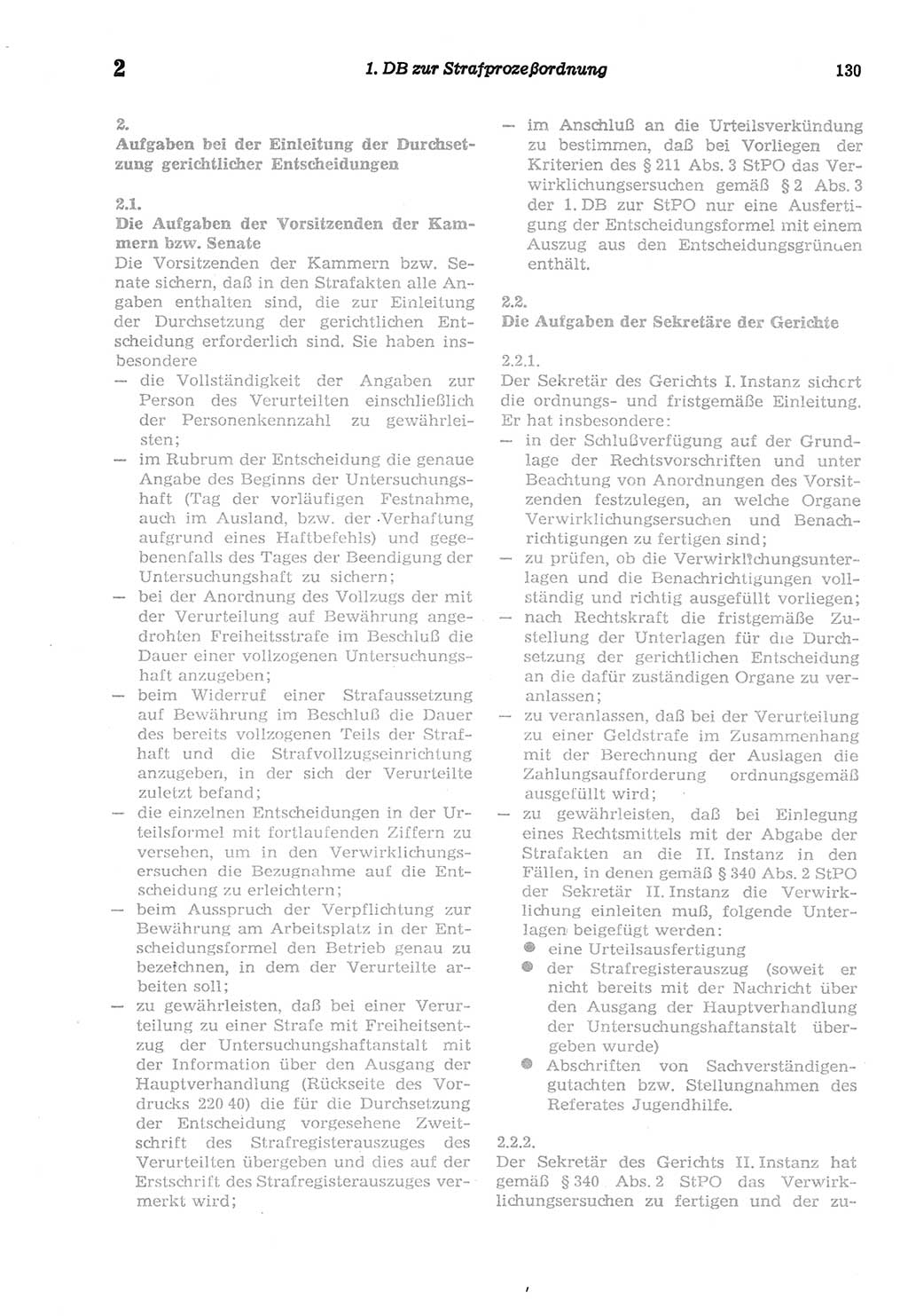 Strafprozeßordnung (StPO) der Deutschen Demokratischen Republik (DDR) sowie angrenzende Gesetze und Bestimmungen 1977, Seite 130 (StPO DDR Ges. Best. 1977, S. 130)