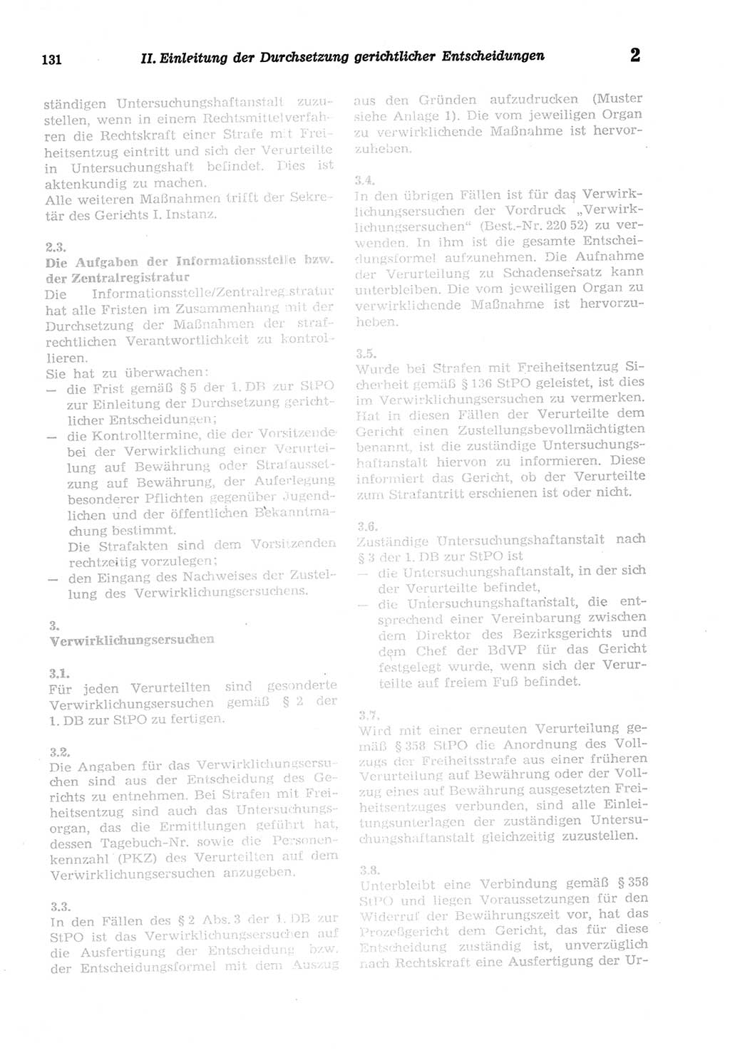 Strafprozeßordnung (StPO) der Deutschen Demokratischen Republik (DDR) sowie angrenzende Gesetze und Bestimmungen 1977, Seite 131 (StPO DDR Ges. Best. 1977, S. 131)
