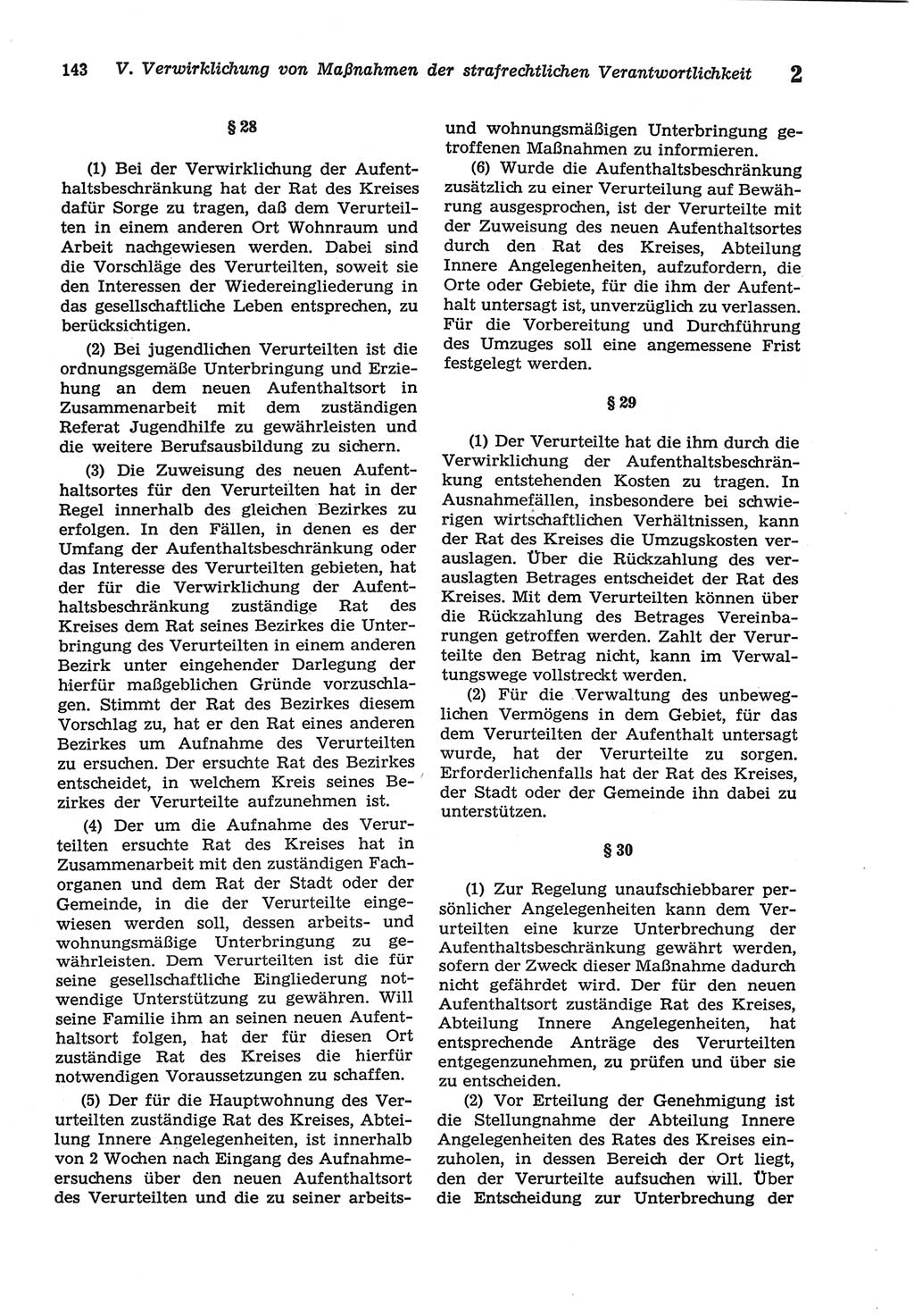 Strafprozeßordnung (StPO) der Deutschen Demokratischen Republik (DDR) sowie angrenzende Gesetze und Bestimmungen 1977, Seite 143 (StPO DDR Ges. Best. 1977, S. 143)