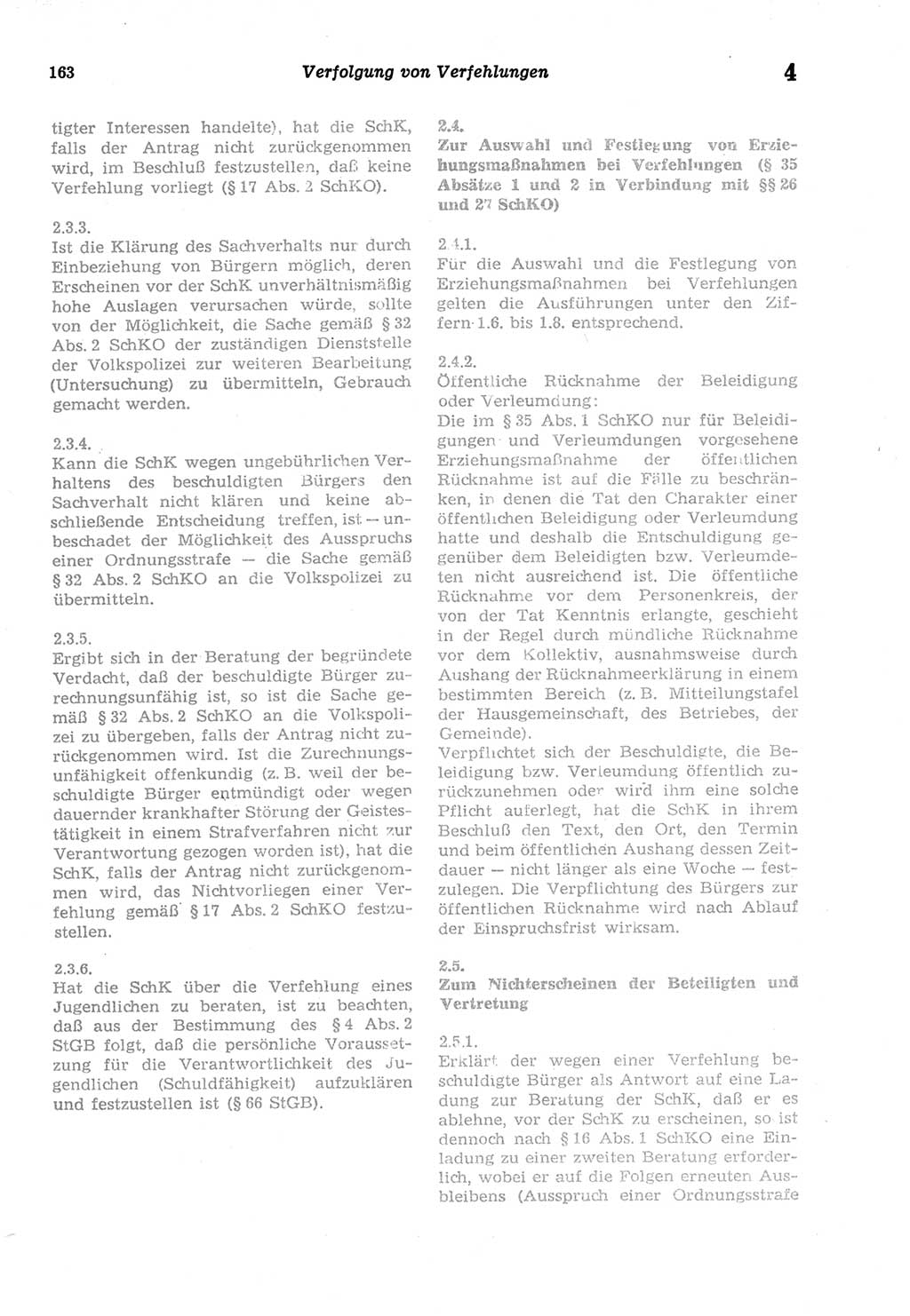Strafprozeßordnung (StPO) der Deutschen Demokratischen Republik (DDR) sowie angrenzende Gesetze und Bestimmungen 1977, Seite 163 (StPO DDR Ges. Best. 1977, S. 163)