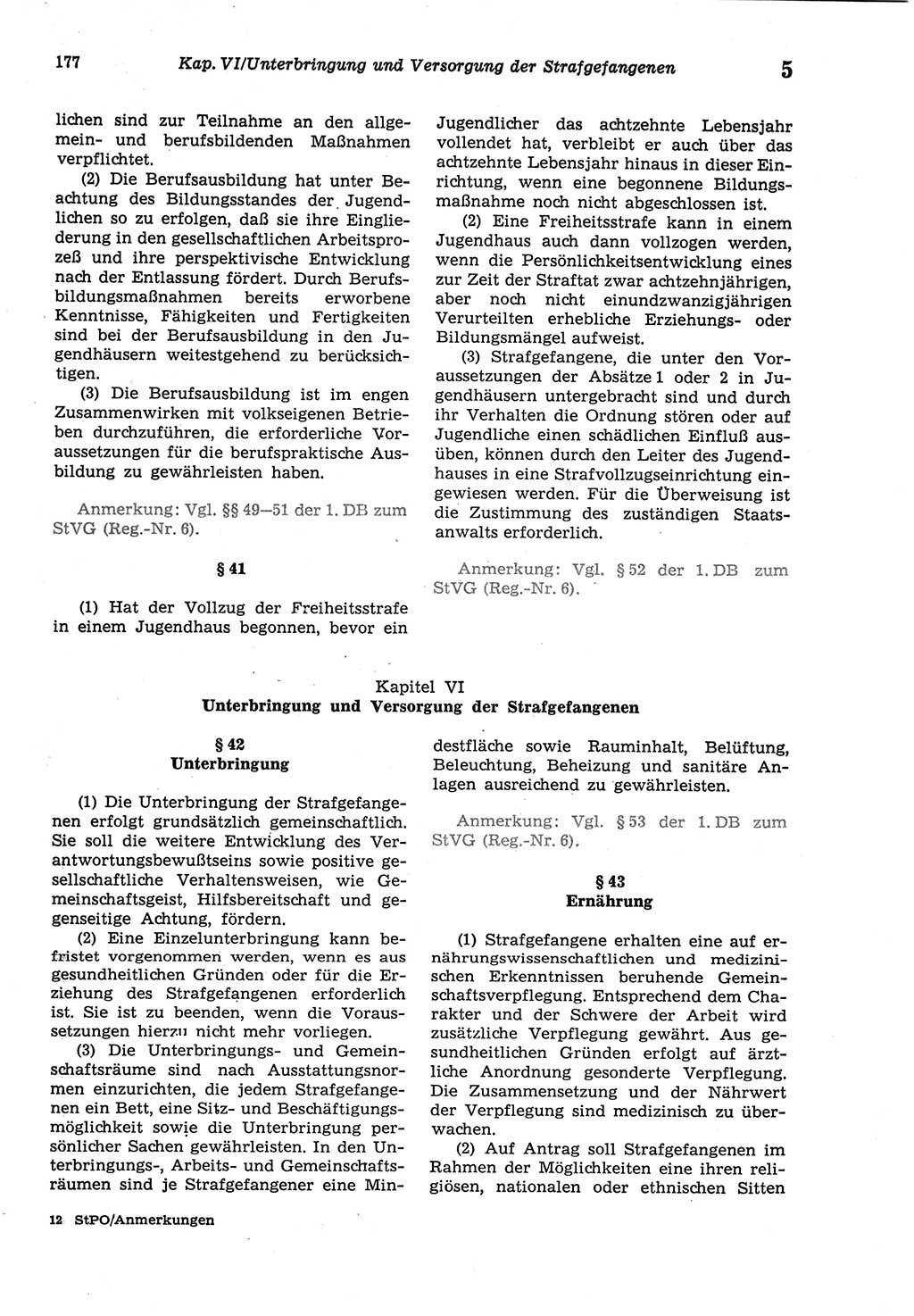 Strafprozeßordnung (StPO) der Deutschen Demokratischen Republik (DDR) sowie angrenzende Gesetze und Bestimmungen 1977, Seite 177 (StPO DDR Ges. Best. 1977, S. 177)