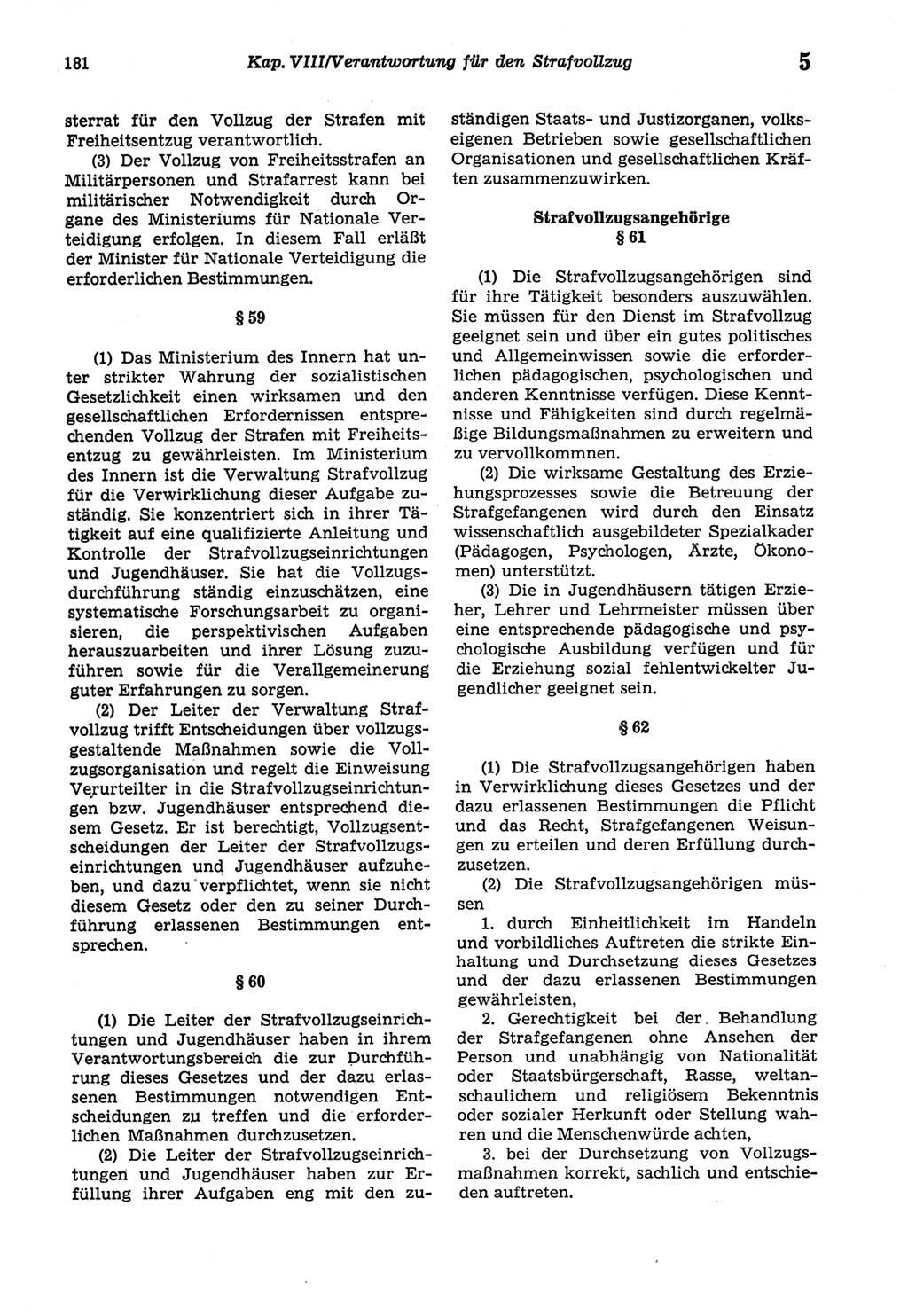 Strafprozeßordnung (StPO) der Deutschen Demokratischen Republik (DDR) sowie angrenzende Gesetze und Bestimmungen 1977, Seite 181 (StPO DDR Ges. Best. 1977, S. 181)