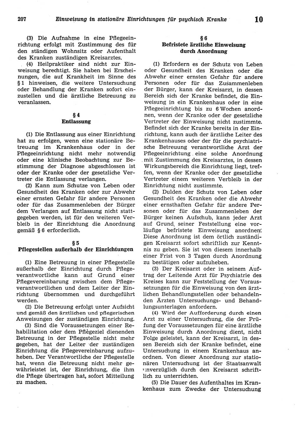 Strafprozeßordnung (StPO) der Deutschen Demokratischen Republik (DDR) sowie angrenzende Gesetze und Bestimmungen 1977, Seite 207 (StPO DDR Ges. Best. 1977, S. 207)