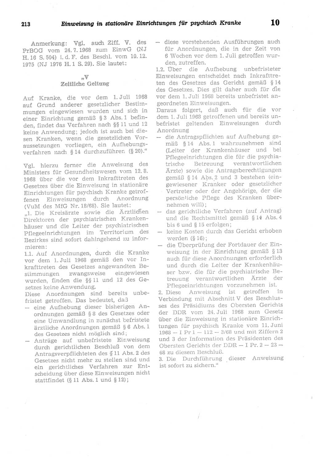 Strafprozeßordnung (StPO) der Deutschen Demokratischen Republik (DDR) sowie angrenzende Gesetze und Bestimmungen 1977, Seite 213 (StPO DDR Ges. Best. 1977, S. 213)