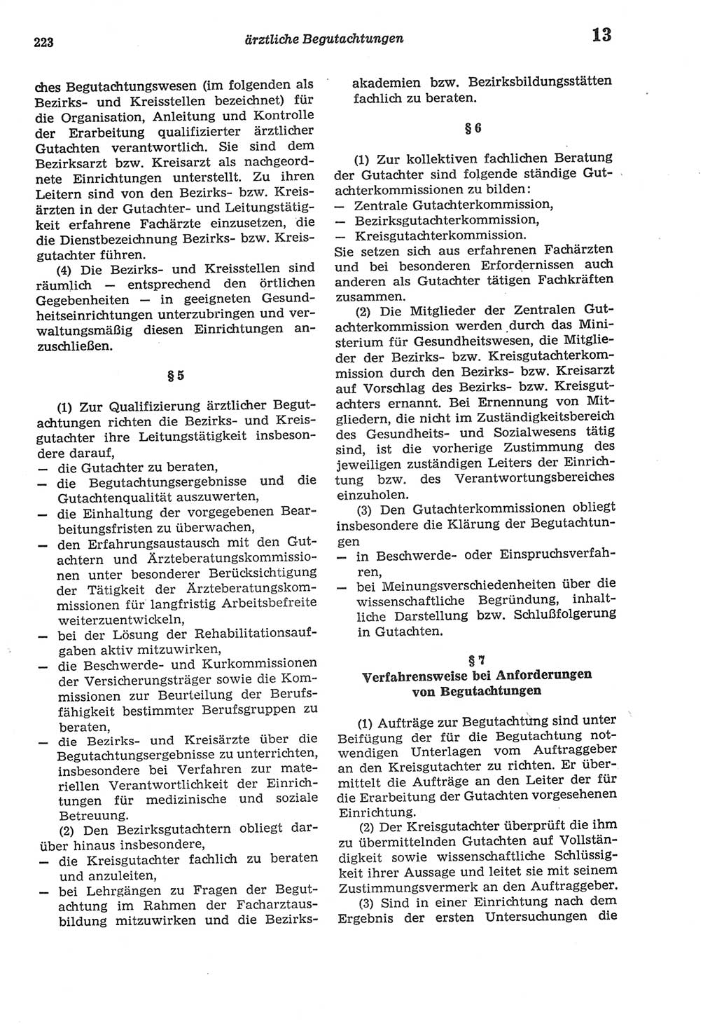 Strafprozeßordnung (StPO) der Deutschen Demokratischen Republik (DDR) sowie angrenzende Gesetze und Bestimmungen 1977, Seite 223 (StPO DDR Ges. Best. 1977, S. 223)
