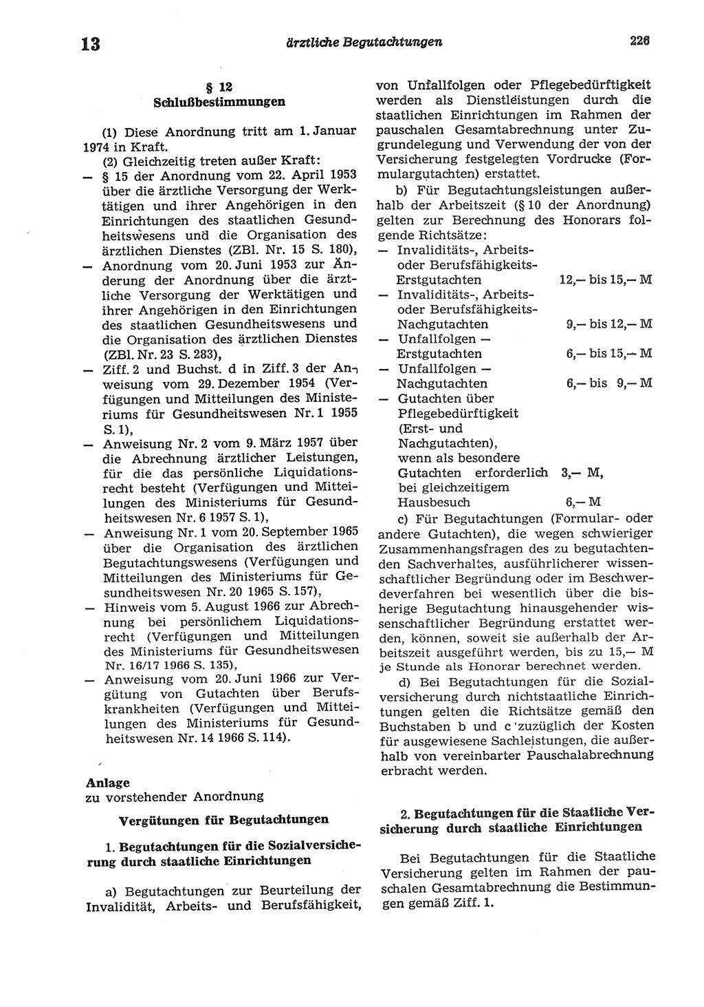 Strafprozeßordnung (StPO) der Deutschen Demokratischen Republik (DDR) sowie angrenzende Gesetze und Bestimmungen 1977, Seite 226 (StPO DDR Ges. Best. 1977, S. 226)