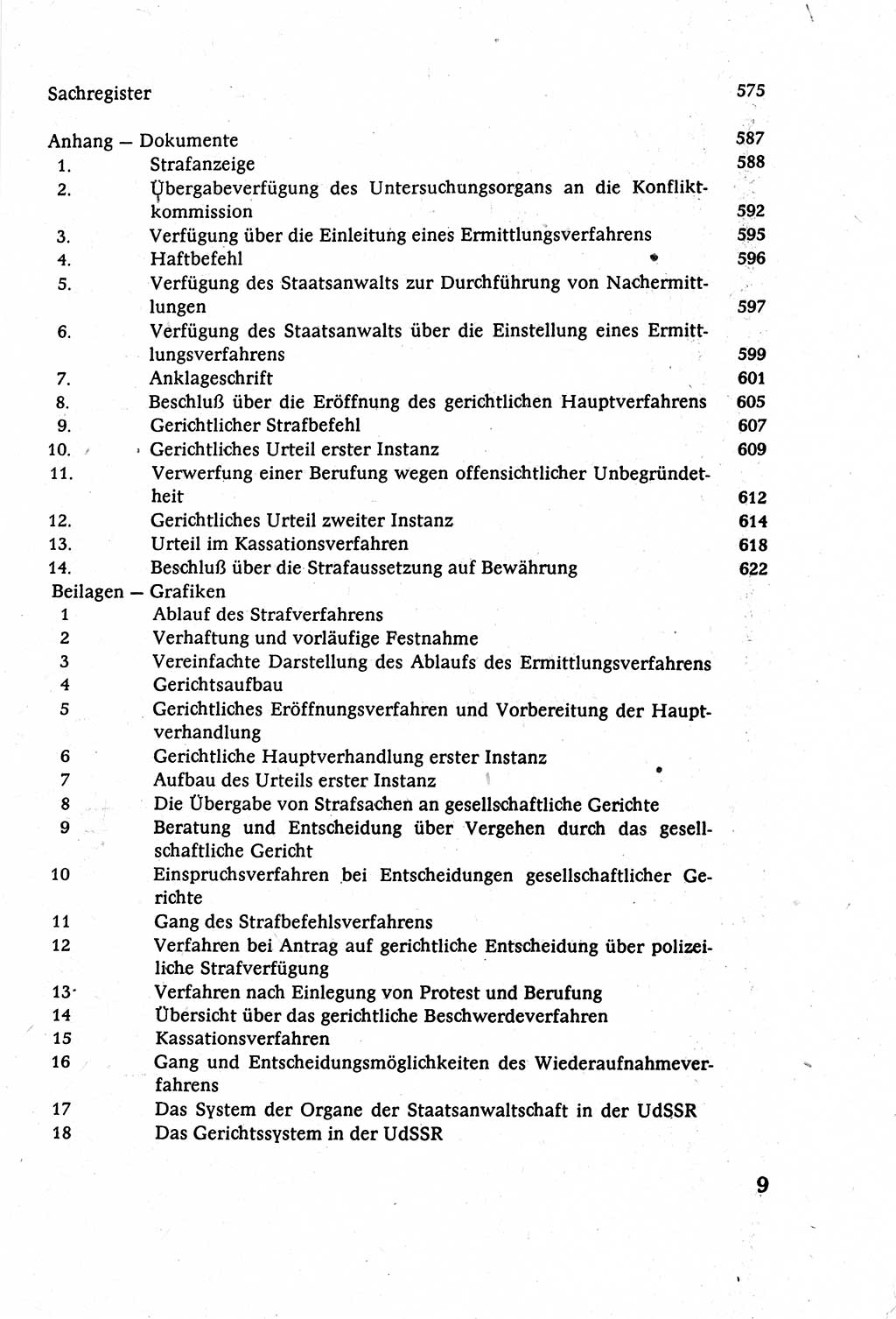 Strafverfahrensrecht [Deutsche Demokratische Republik (DDR)], Lehrbuch 1977, Seite 9 (Strafverf.-R. DDR Lb. 1977, S. 9)