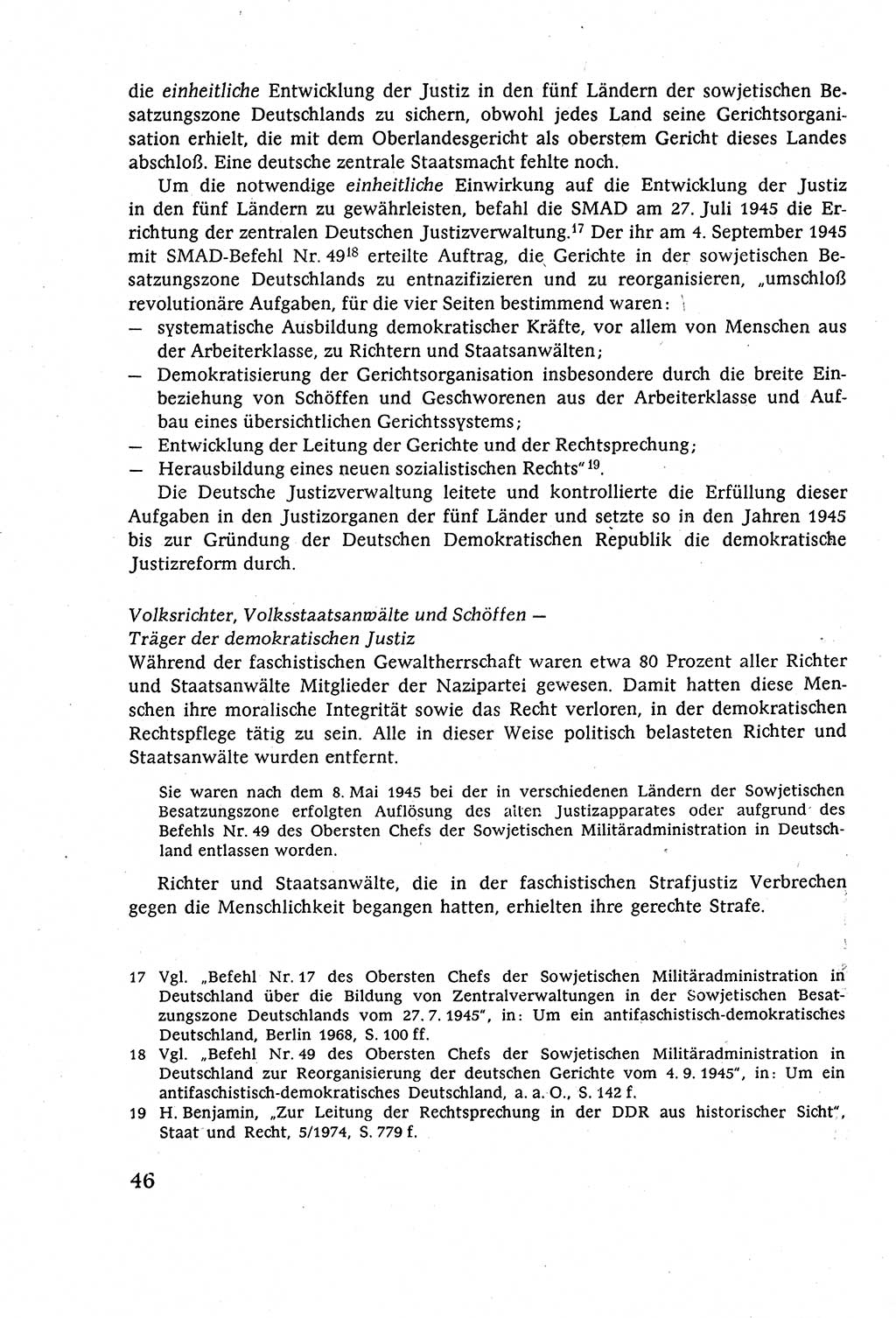 Strafverfahrensrecht [Deutsche Demokratische Republik (DDR)], Lehrbuch 1977, Seite 46 (Strafverf.-R. DDR Lb. 1977, S. 46)