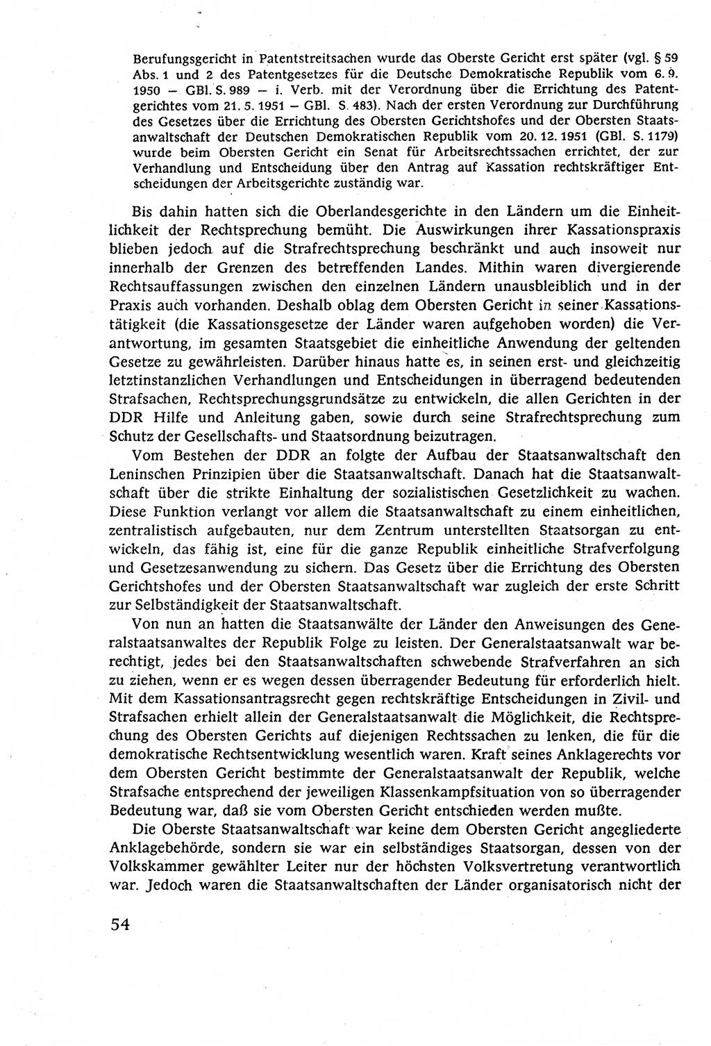 Strafverfahrensrecht [Deutsche Demokratische Republik (DDR)], Lehrbuch 1977, Seite 54 (Strafverf.-R. DDR Lb. 1977, S. 54)