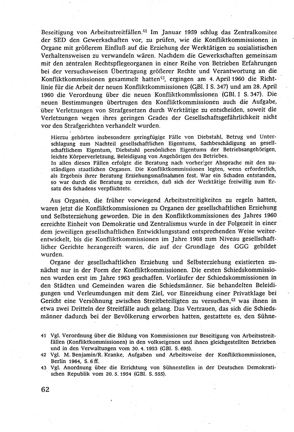 Strafverfahrensrecht [Deutsche Demokratische Republik (DDR)], Lehrbuch 1977, Seite 62 (Strafverf.-R. DDR Lb. 1977, S. 62)