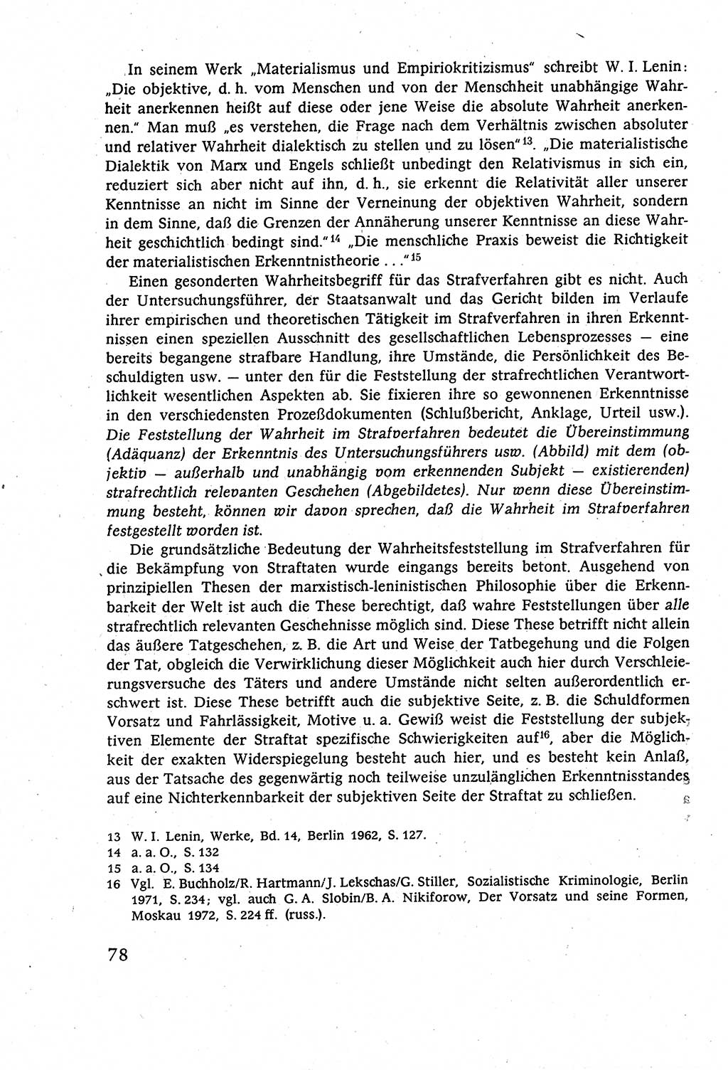 Strafverfahrensrecht [Deutsche Demokratische Republik (DDR)], Lehrbuch 1977, Seite 78 (Strafverf.-R. DDR Lb. 1977, S. 78)