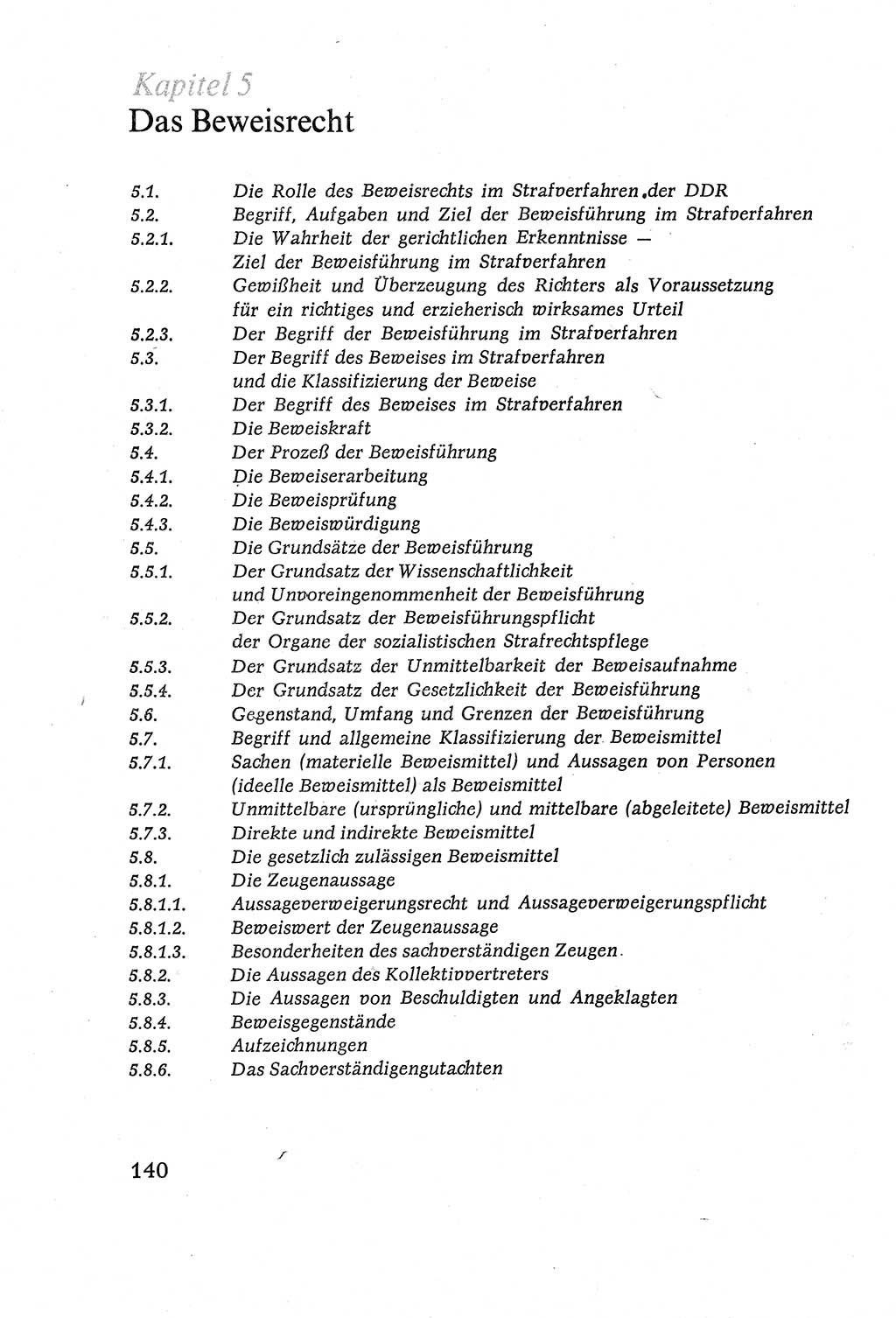 Strafverfahrensrecht [Deutsche Demokratische Republik (DDR)], Lehrbuch 1977, Seite 140 (Strafverf.-R. DDR Lb. 1977, S. 140)