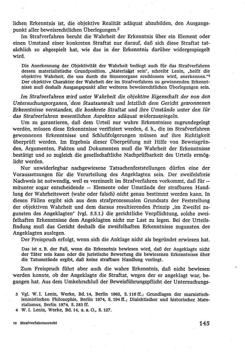 Strafverfahrensrecht [Deutsche Demokratische Republik (DDR)], Lehrbuch 1977, Seite 145 (Strafverf.-R. DDR Lb. 1977, S. 145)