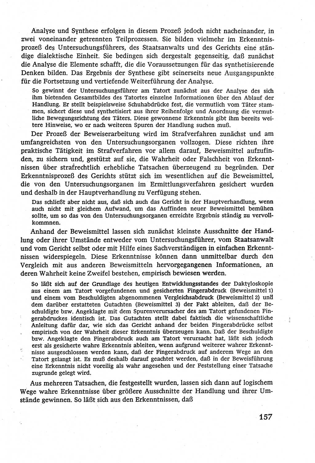 Strafverfahrensrecht [Deutsche Demokratische Republik (DDR)], Lehrbuch 1977, Seite 157 (Strafverf.-R. DDR Lb. 1977, S. 157)